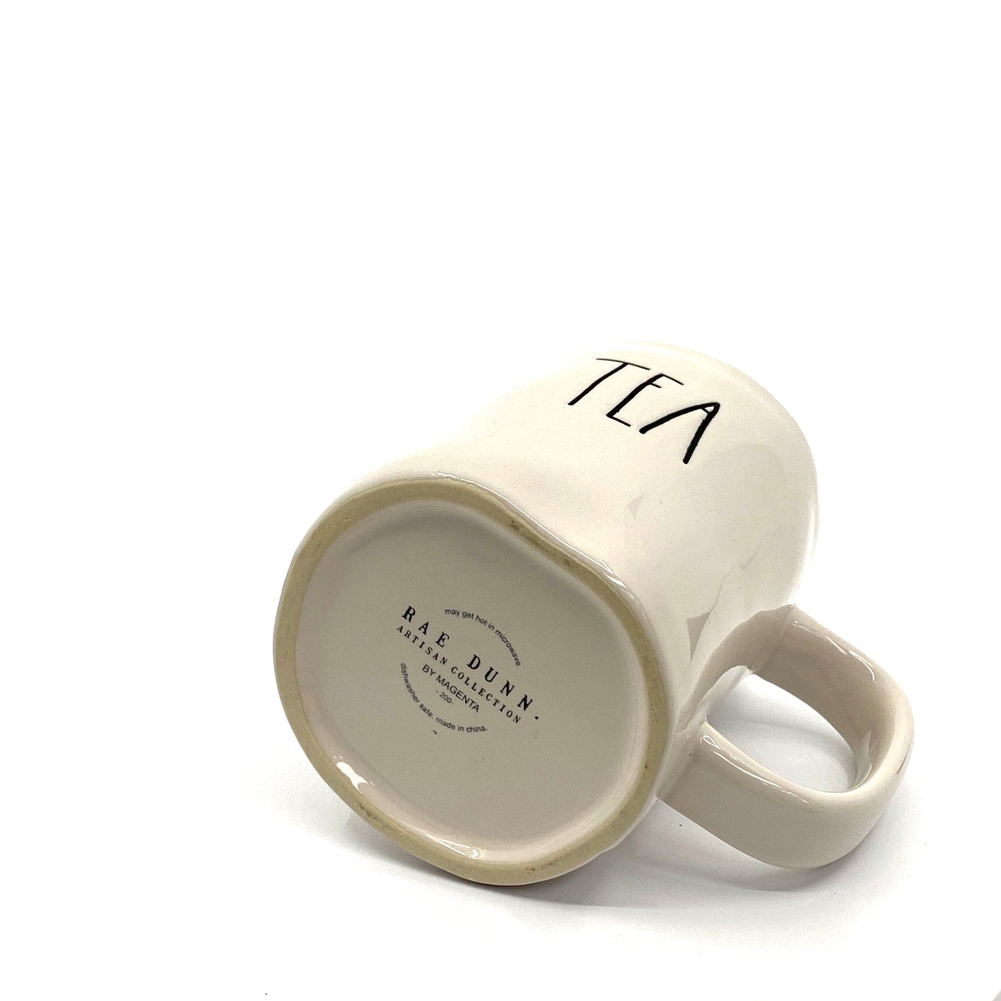 Rae Dunn Artisan Collection ‘TEA’ Large Letter White Coffee Cup Mug By Magenta