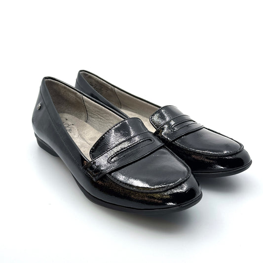 LifeStride | Womens Patent Leather Loafers | Color: Black | Size: 10M | EUC