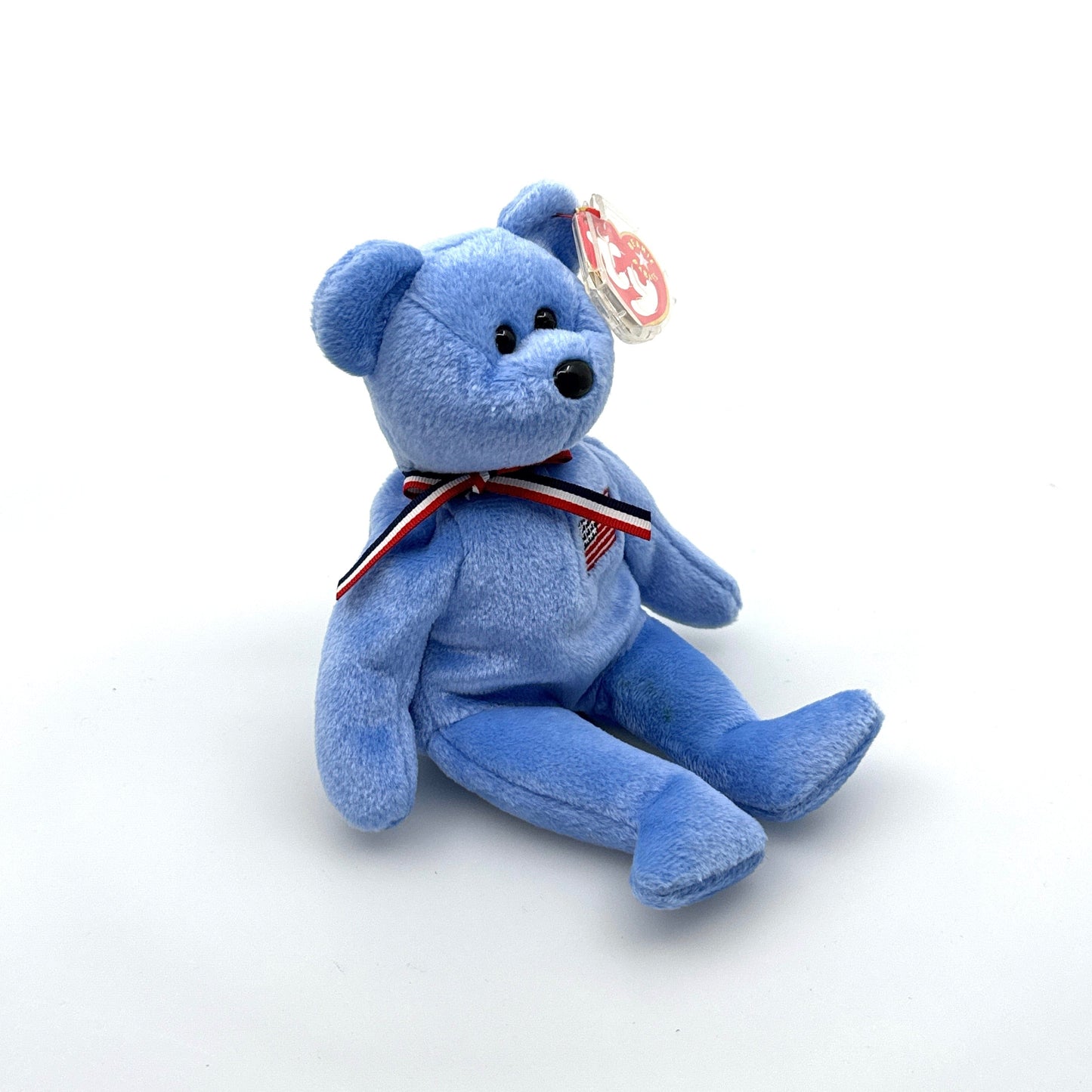 Ty Original Beanie Babies | America The Bear w/Black Nose
