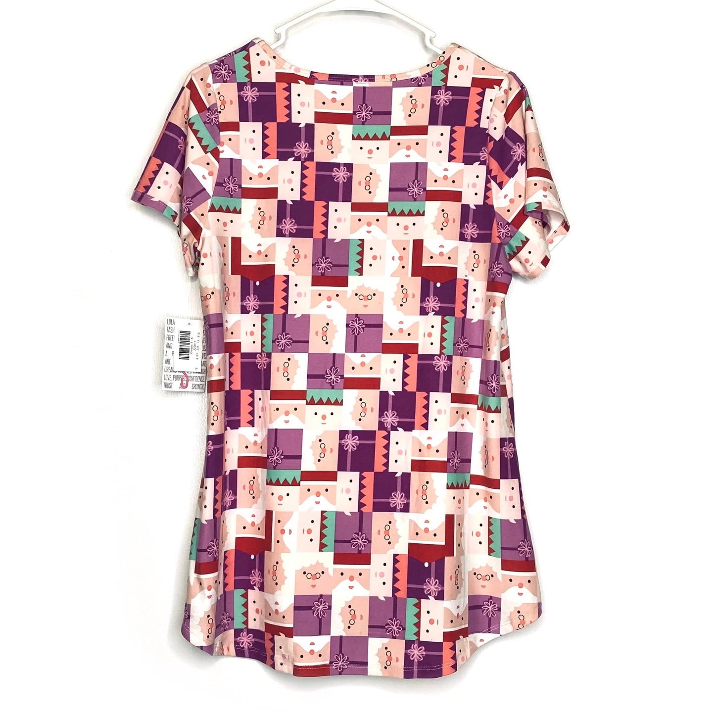 LuLaRoe Womens S Festive Christmas Holiday Classic T S/s Top NWT