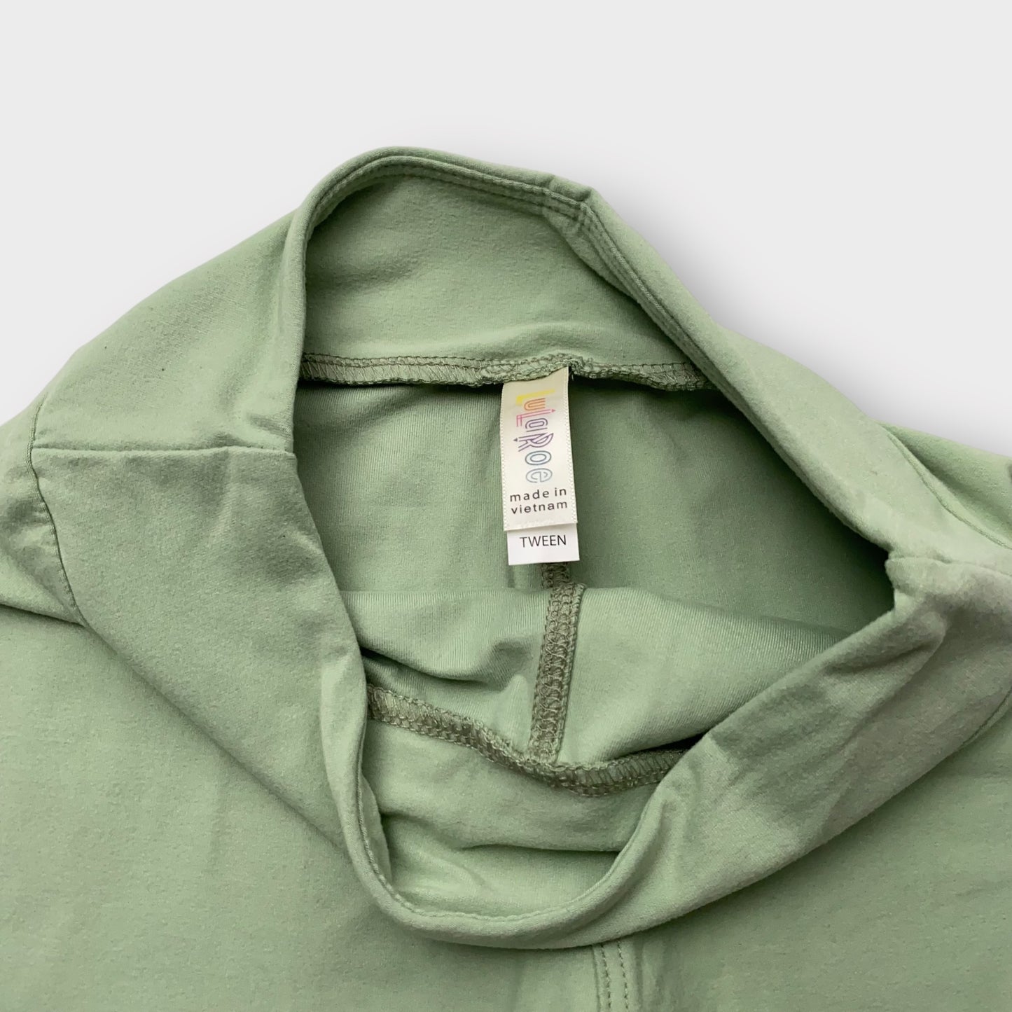 LuLaRoe Juniors Stretch Leggings | Tween (0-00) | Light Green | Soft & Stretchy | New