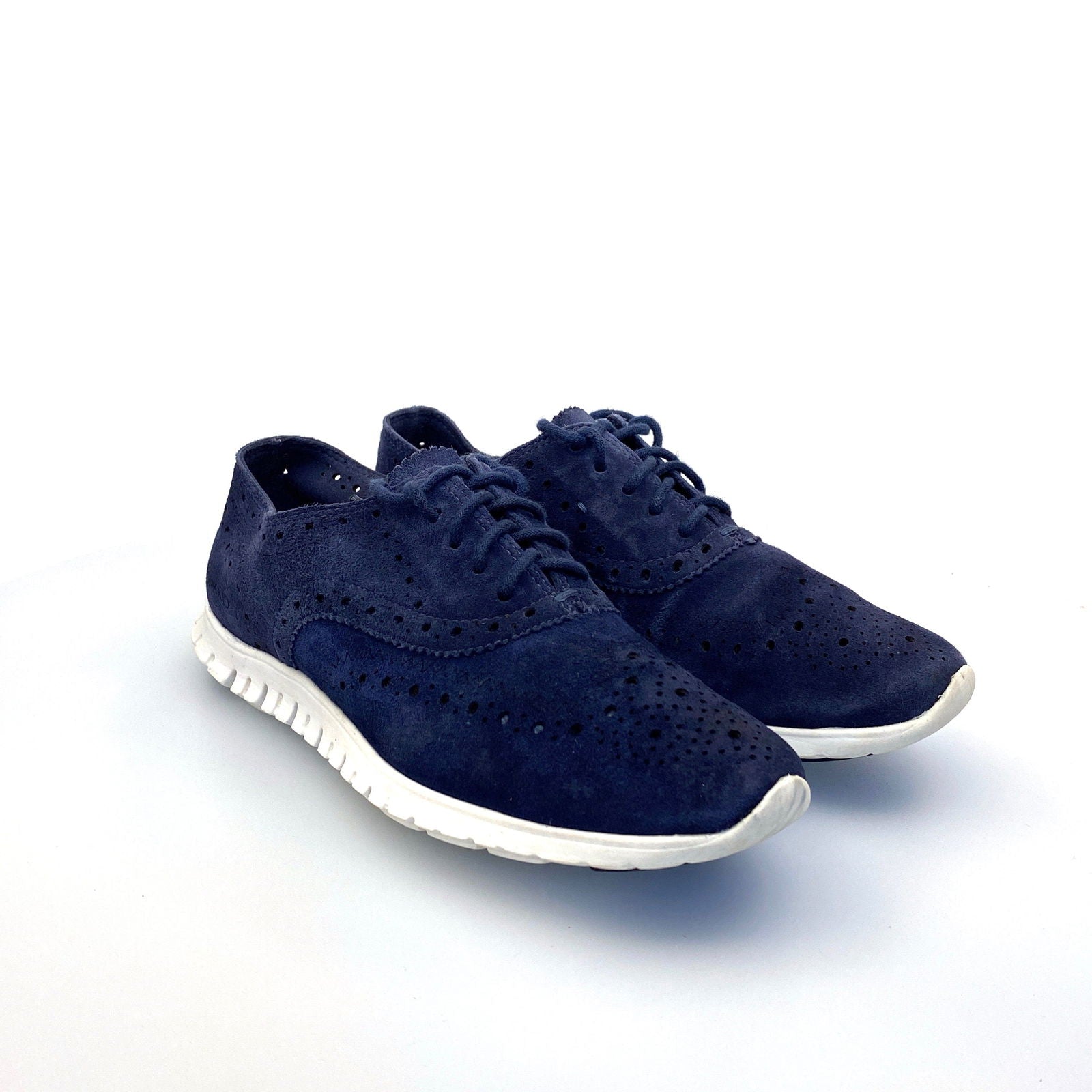 Cole Haan Womens Sneakers – Stylish Blue Lace Up for Casual Wear