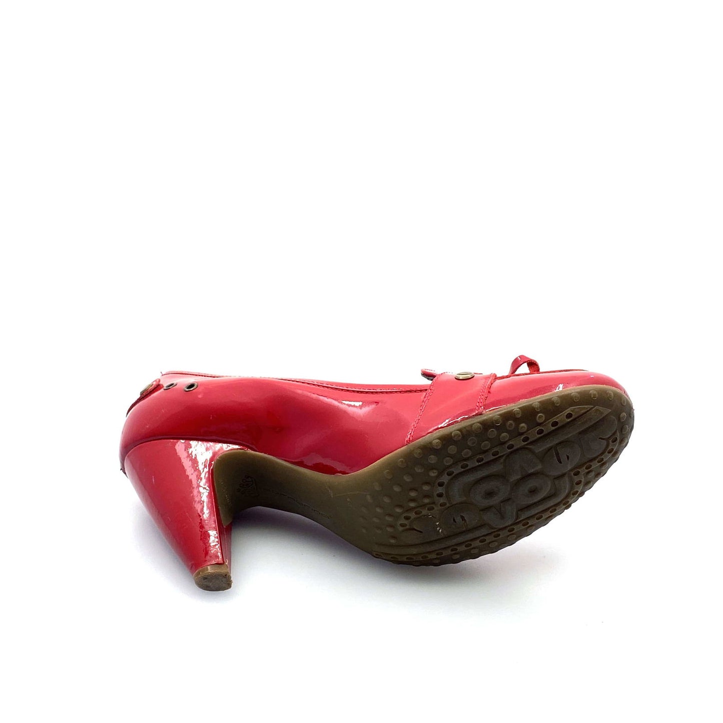Fergalicious Womens Size 10 Red Patent Leather Heels Pumps Bow Tassle - | Buy at Parsimony Shoppes