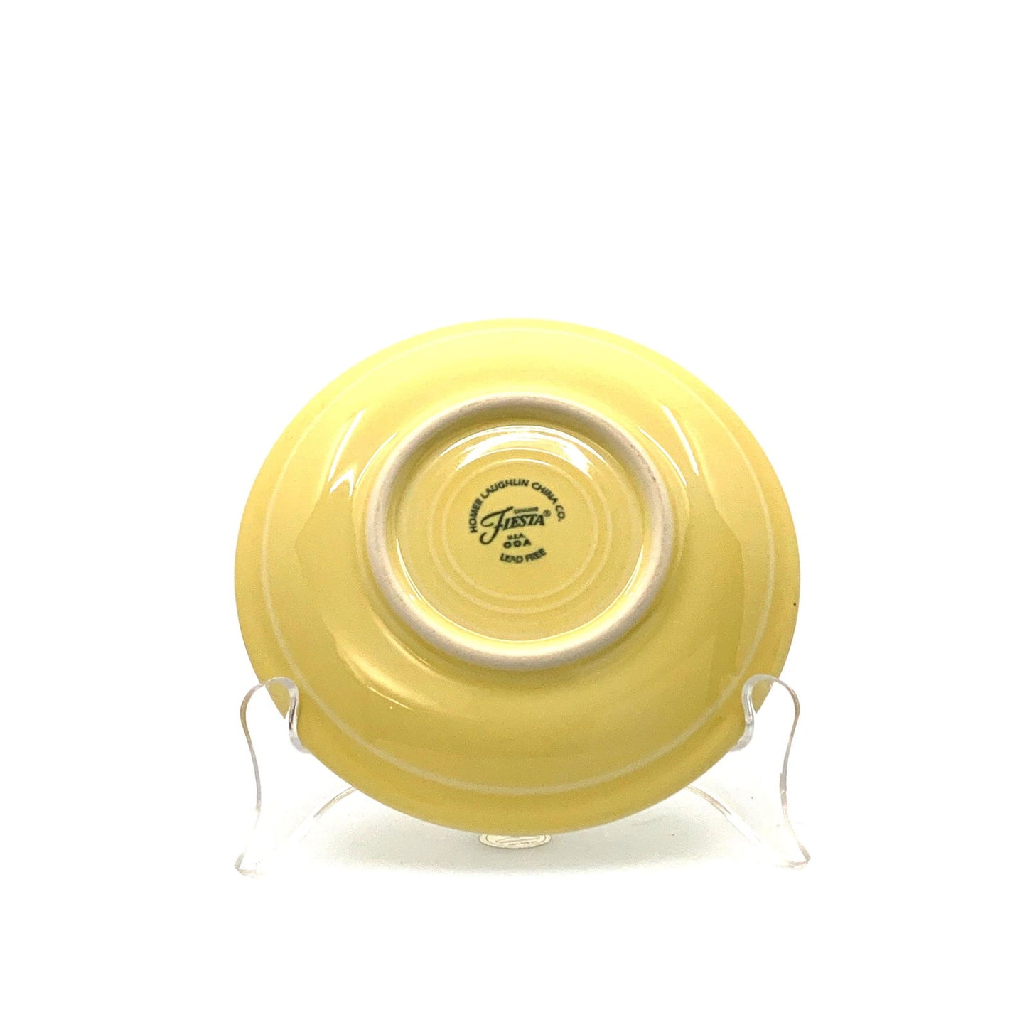 Fiesta Banana Yellow Replacement Tea Coffee Cup and Saucer Set 7.75 Fl Oz Homer Laughlin Co USA. - | Buy at Parsimony Shoppes