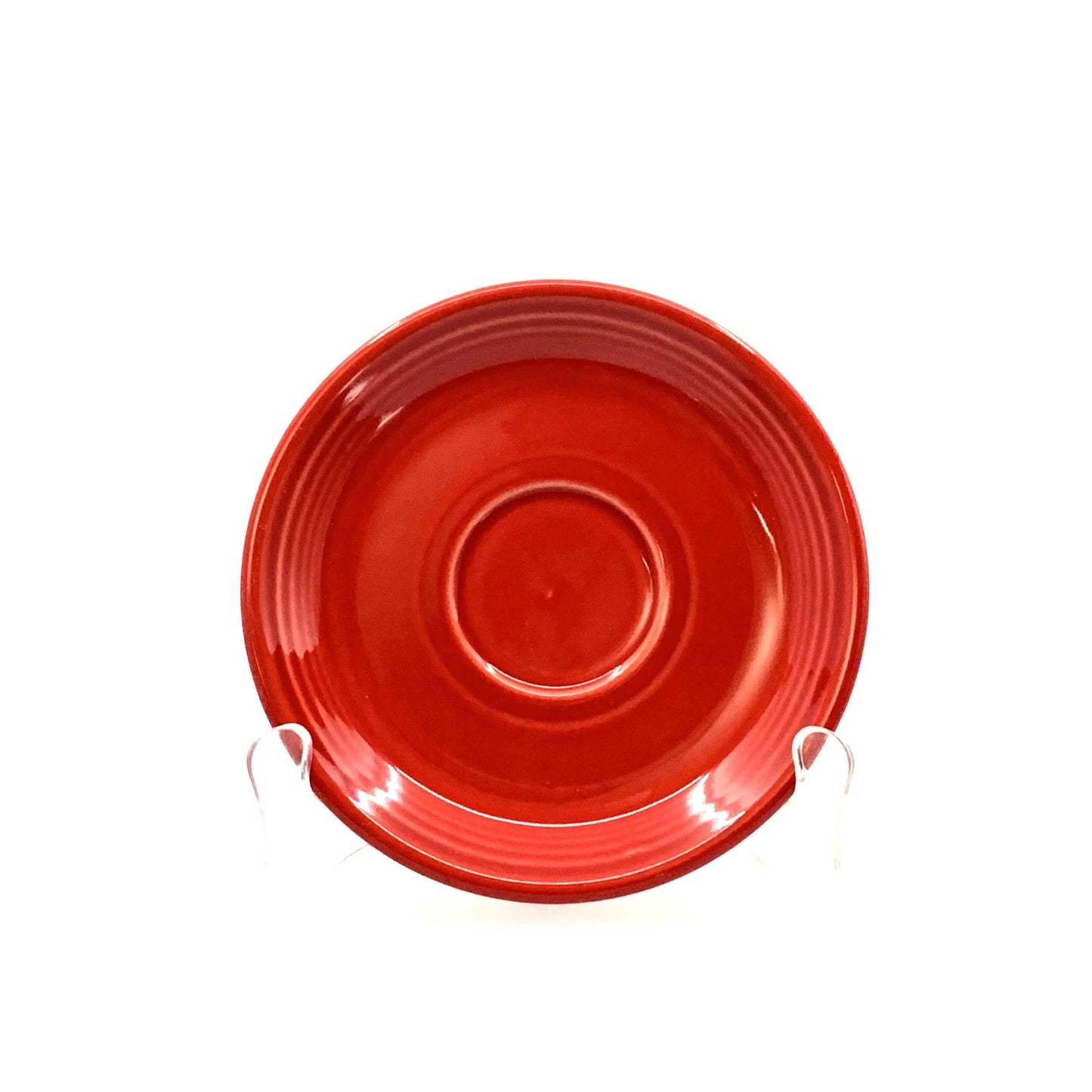 Fiesta Red Replacement Tea Coffee Cup and Saucer Set Homer Laughlin Co USA. - | Buy at Parsimony Shoppes