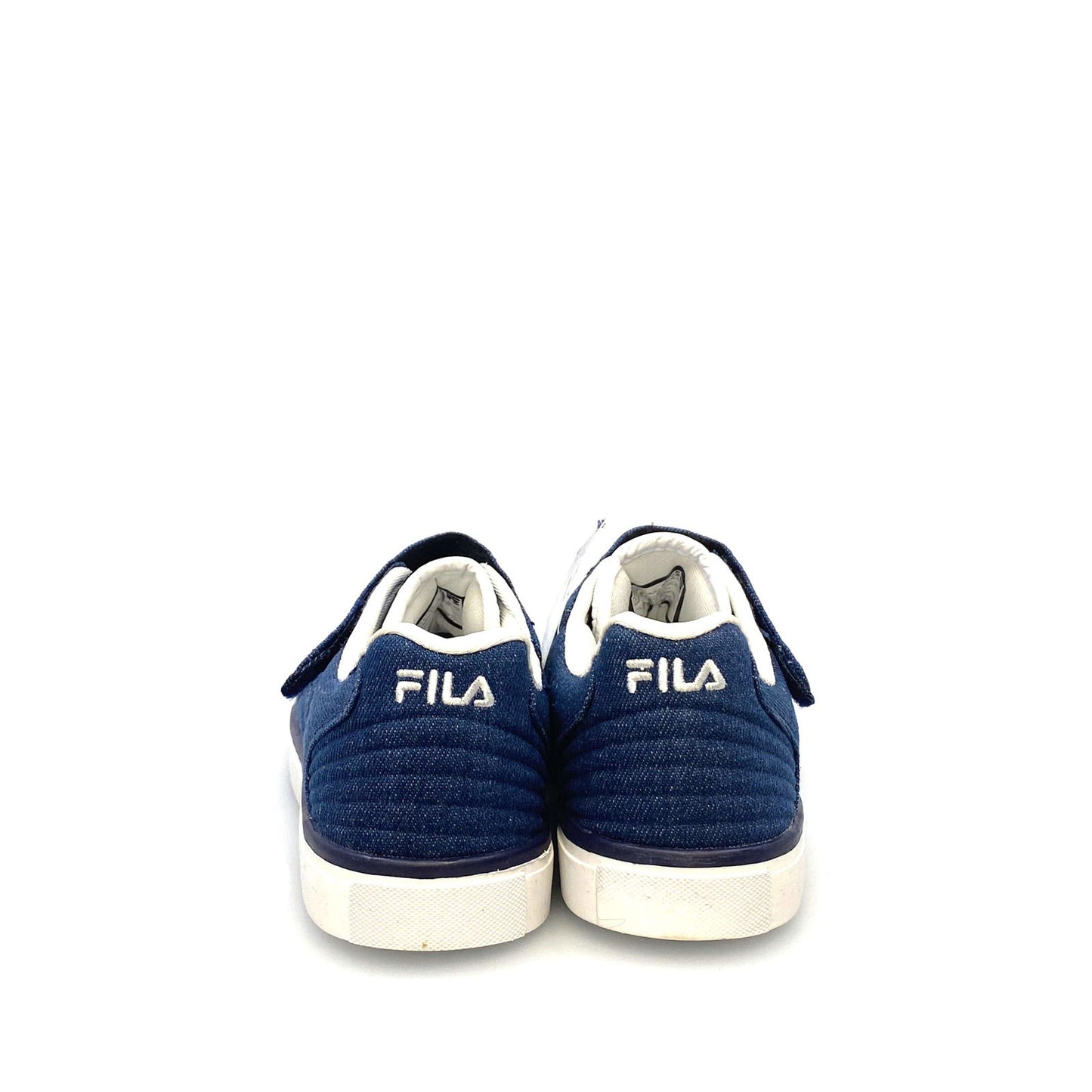 Fila Kids Memory Foam “Enkoro 2” Size 2 Blue Denim Lace-Up & Strap Shoes - | Buy at Parsimony Shoppes