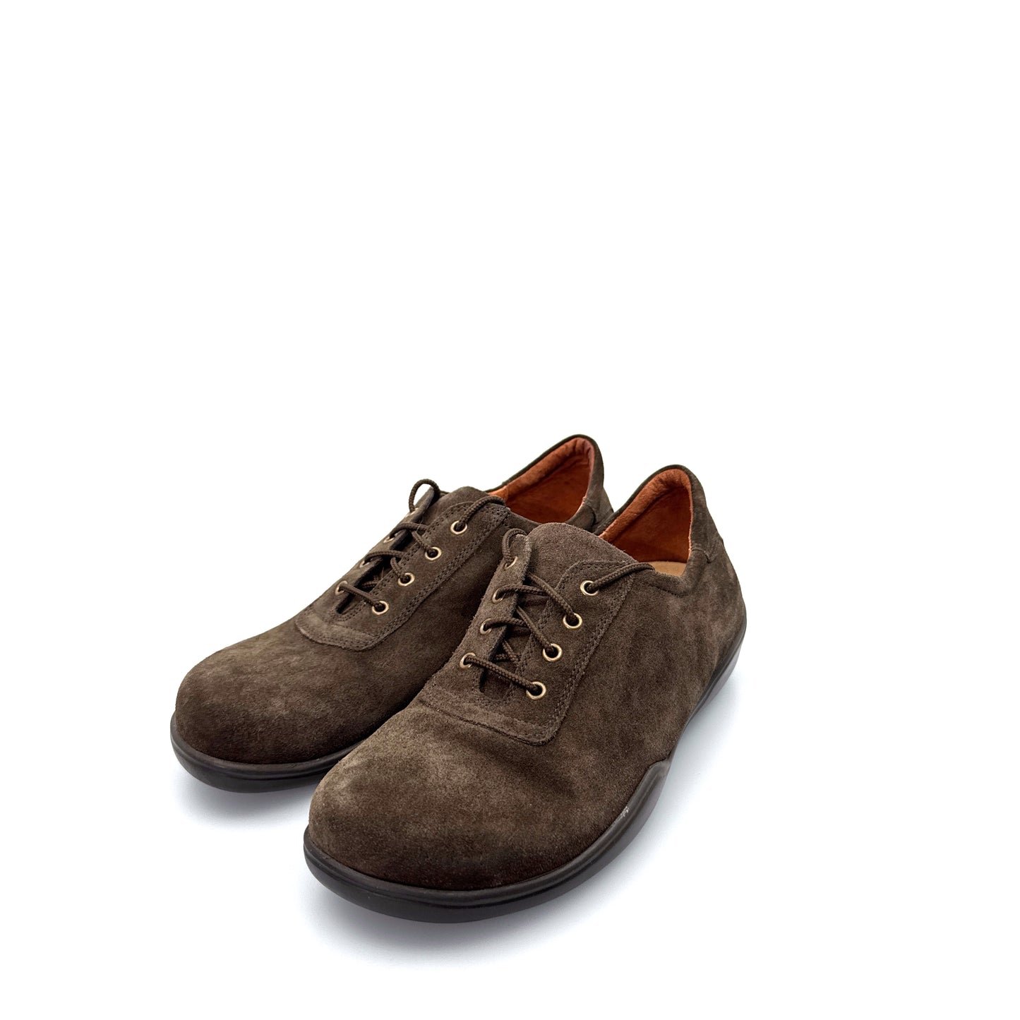Birkenstock Footprints Suede Shoes - 39 EU / US 8 - Brown Lace-Up - Soft Cork Insole