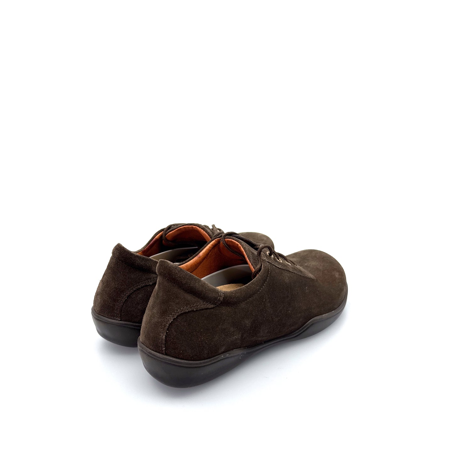 Birkenstock Footprints Suede Shoes - 39 EU / US 8 - Brown Lace-Up - Soft Cork Insole