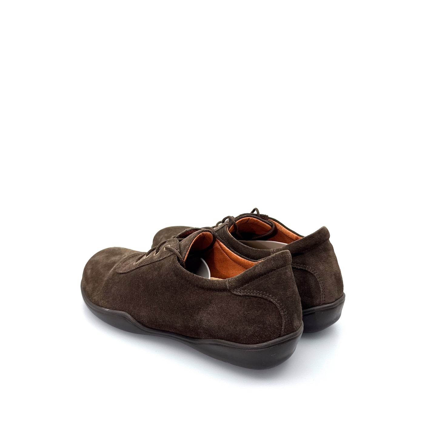 Birkenstock Footprints Suede Shoes - 39 EU / US 8 - Brown Lace-Up - Soft Cork Insole