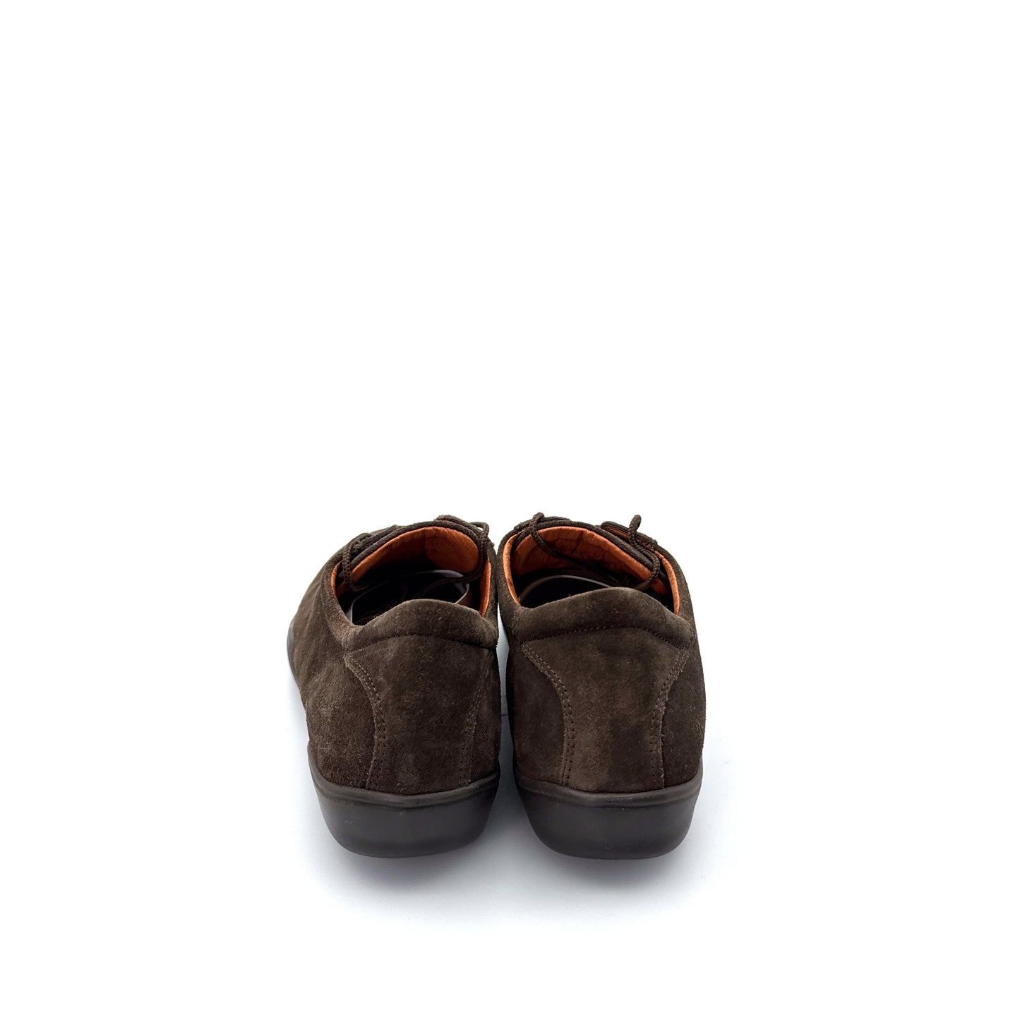 Birkenstock Footprints Suede Shoes - 39 EU / US 8 - Brown Lace-Up - Soft Cork Insole