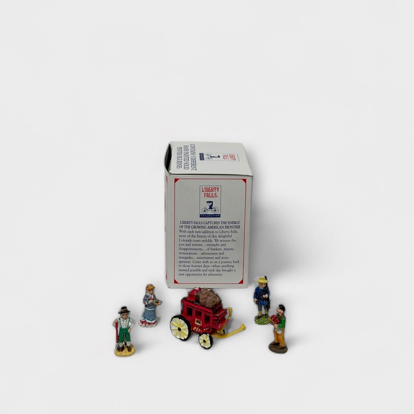 Liberty Falls Hand Painted Pewter Collection Figurines - Detailed Craftsmanship - Collectible Set