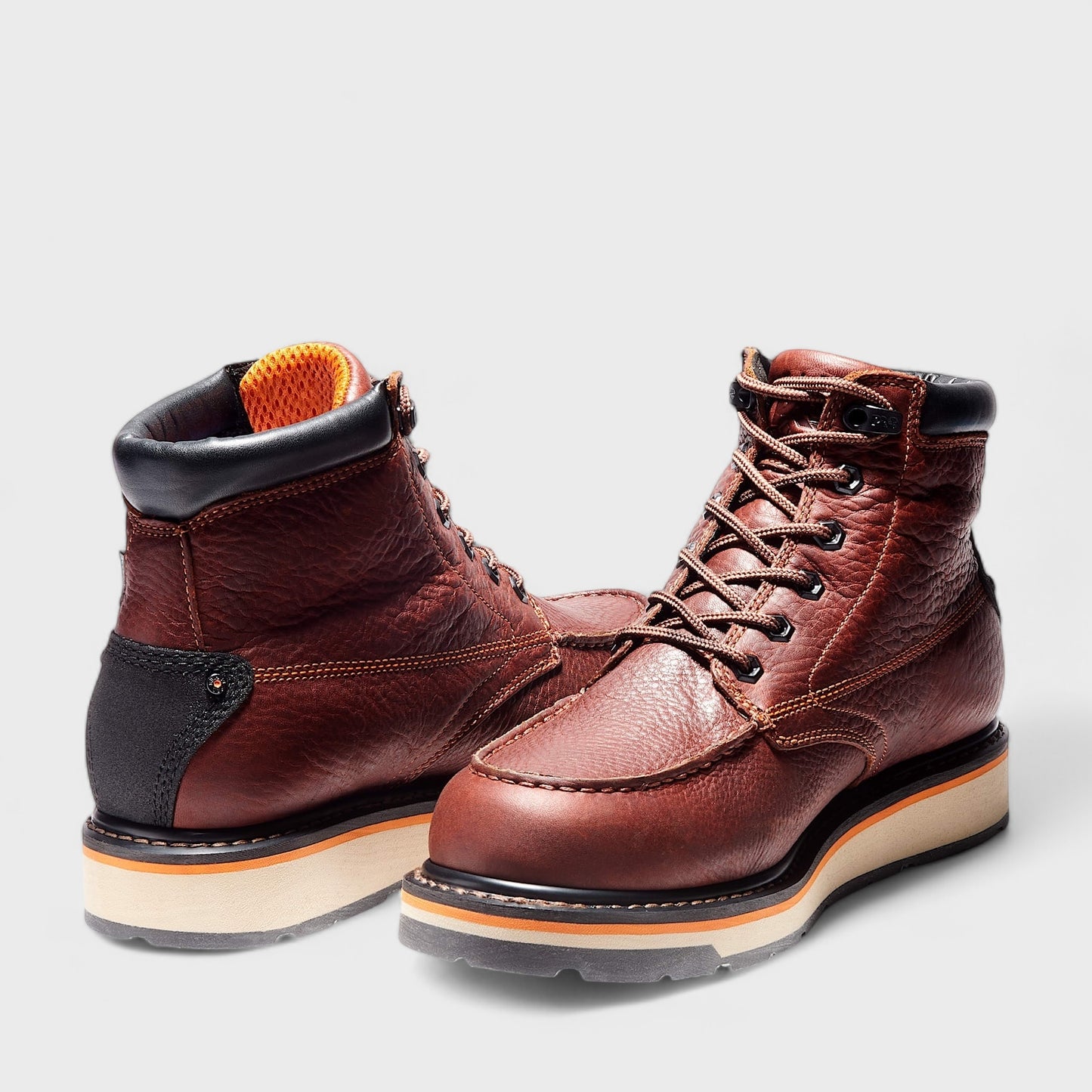 Timberland PRO - Gridworks Moc Toe Work Boots | 8.5M | Brown | Waterproof Leather | New
