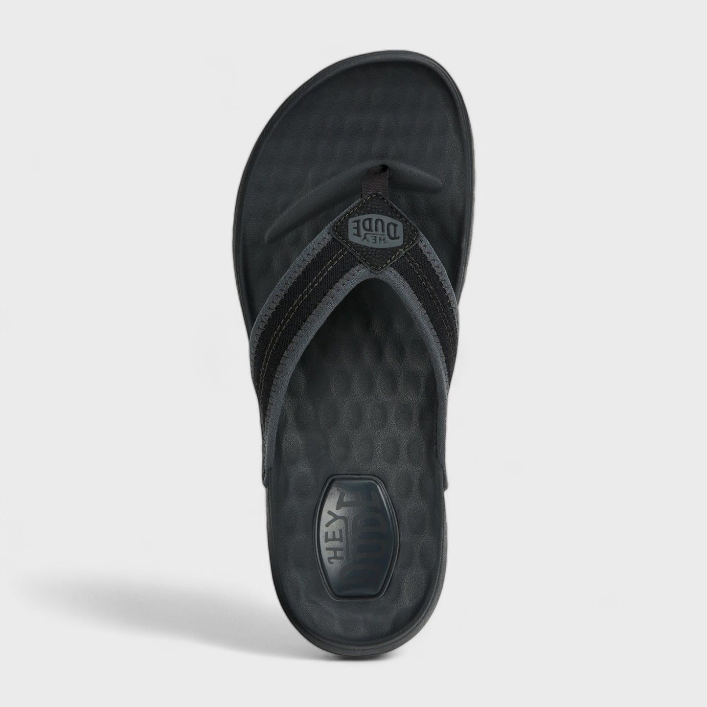 Hey Dude Myers Flip Sport Mode | M7 | Black/Black | Flip-Flops | New with Tags