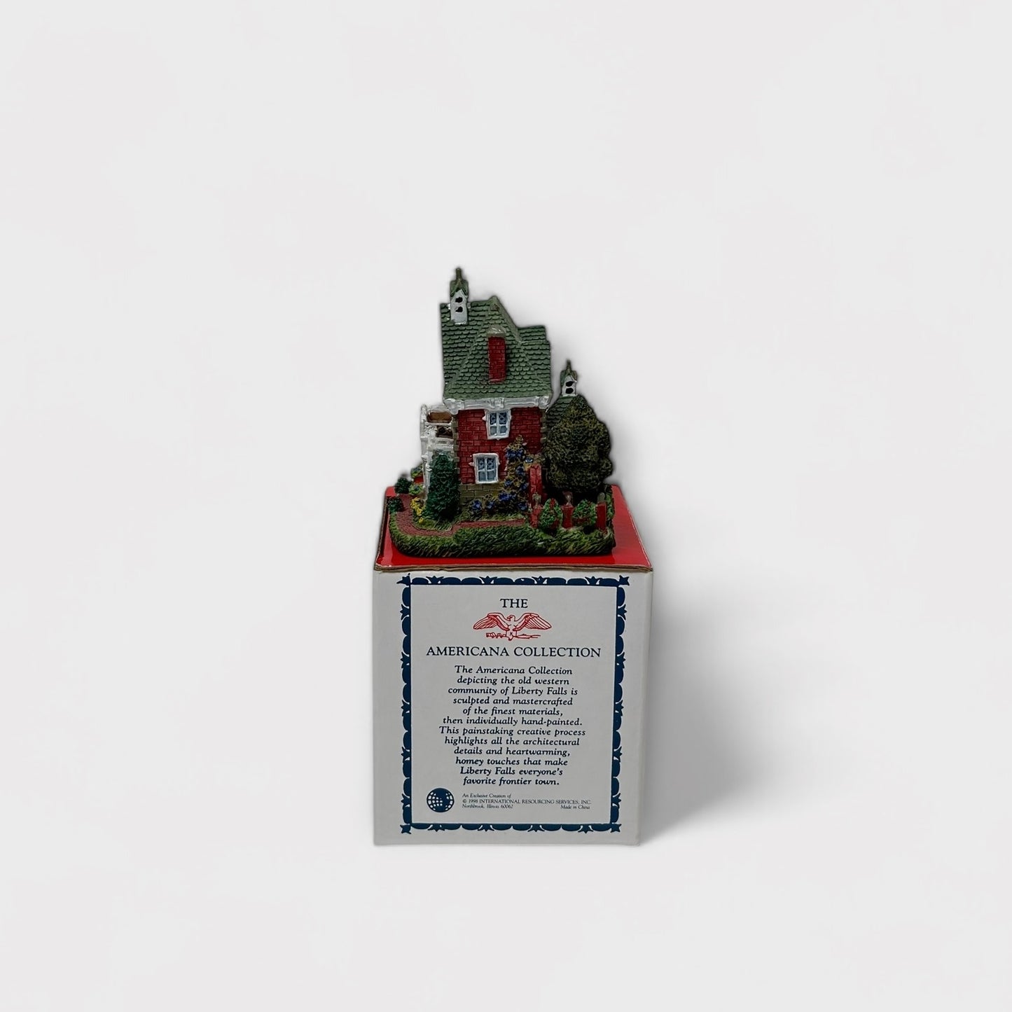 John T. Boone's Home - Hand-Painted Liberty Falls Americana Collectible