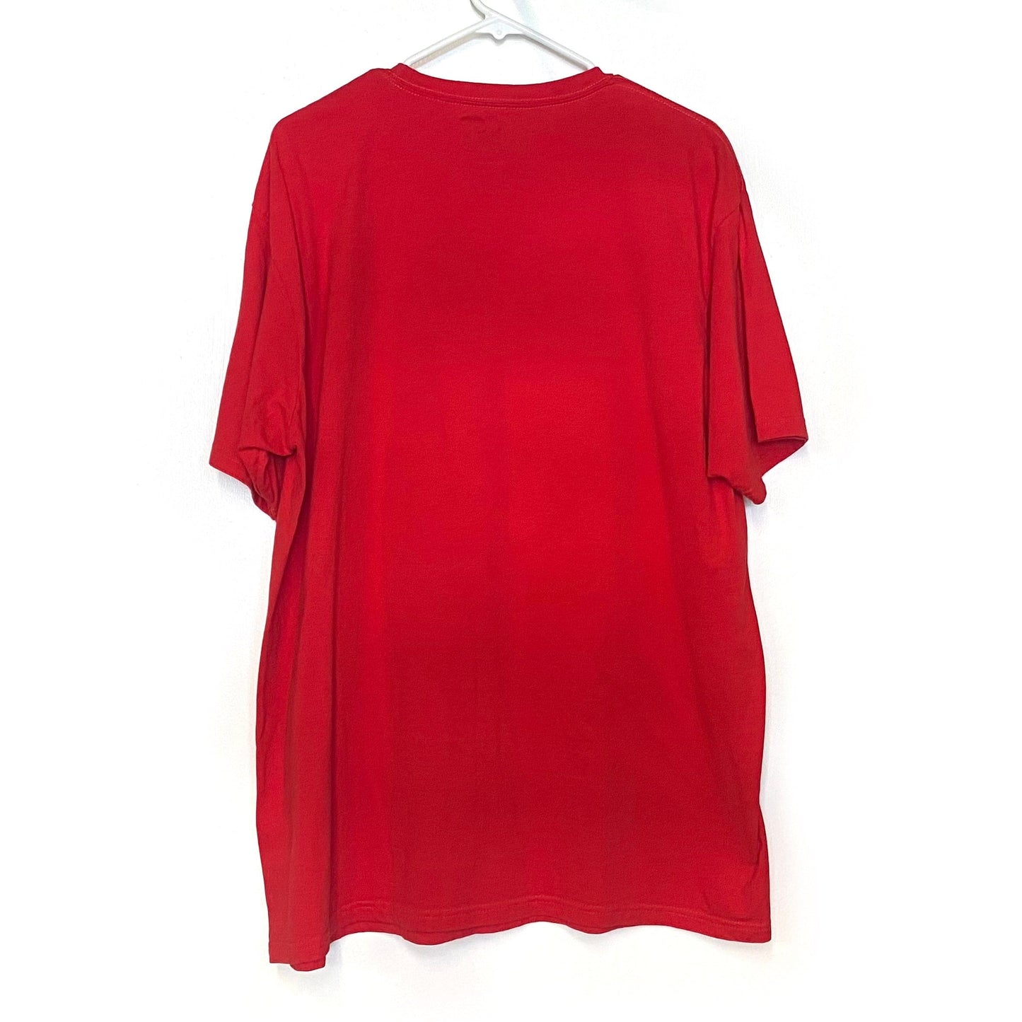 NEFF Paint Splatter Peace Mens Size XXL Red T-Shirt Crew Neck S/s Pre-Owned