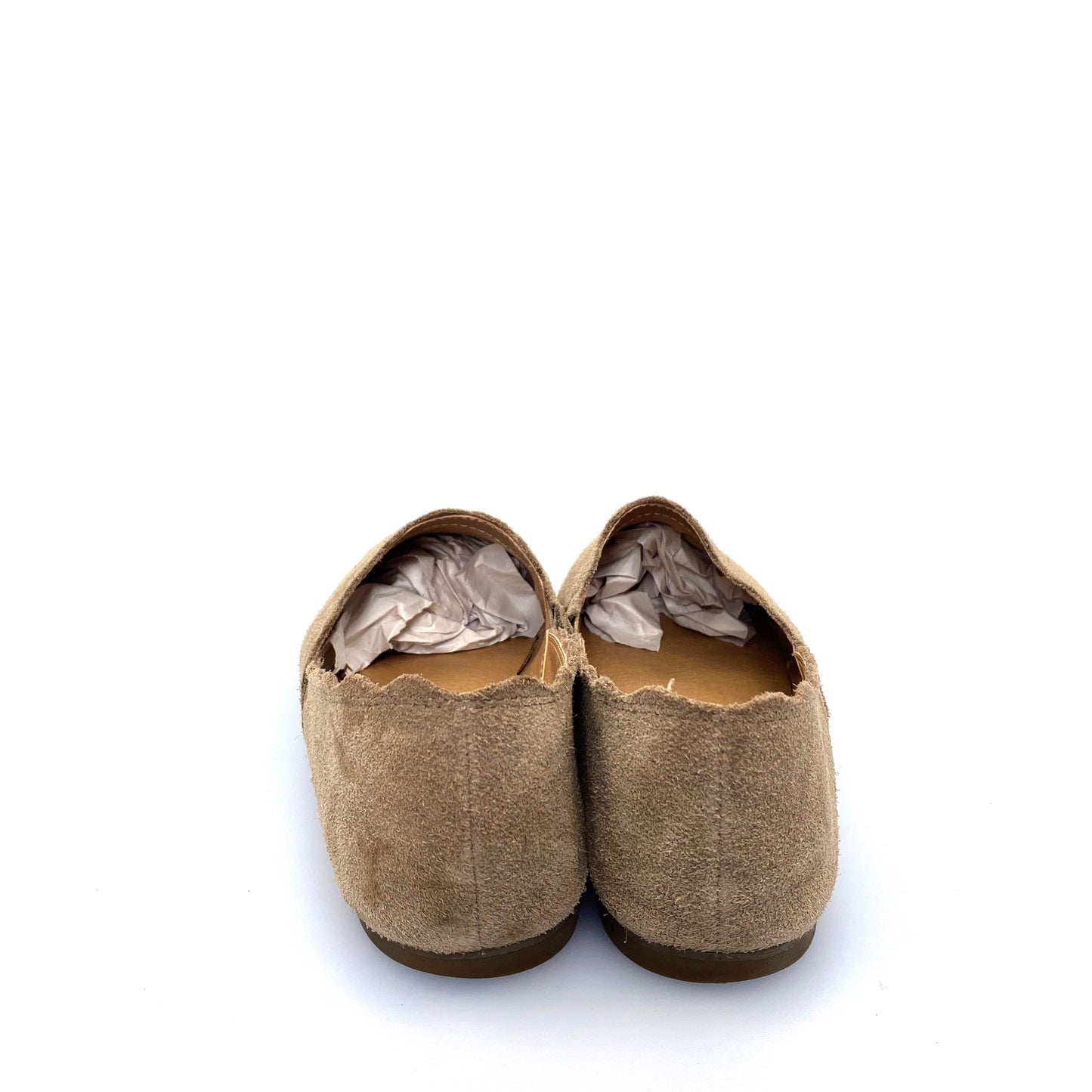 Lucky Brand | Womens Stonerock Cloeey Leather Flats Shoes | Color: Beige | Size: 8.5M