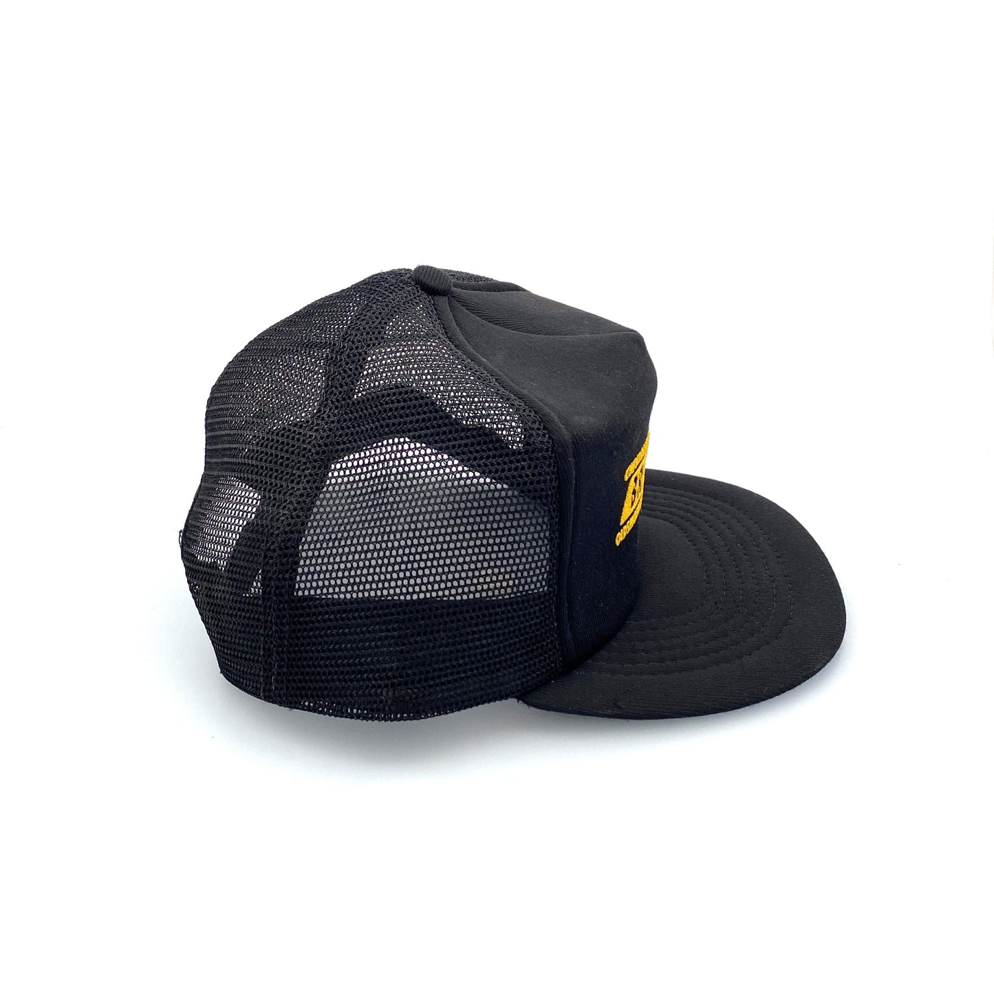 Vintage Brinkman’s Chevrolet Pontiac Black Foam Mesh Trucker Hat SnapBack OS Oldsmobile Buick