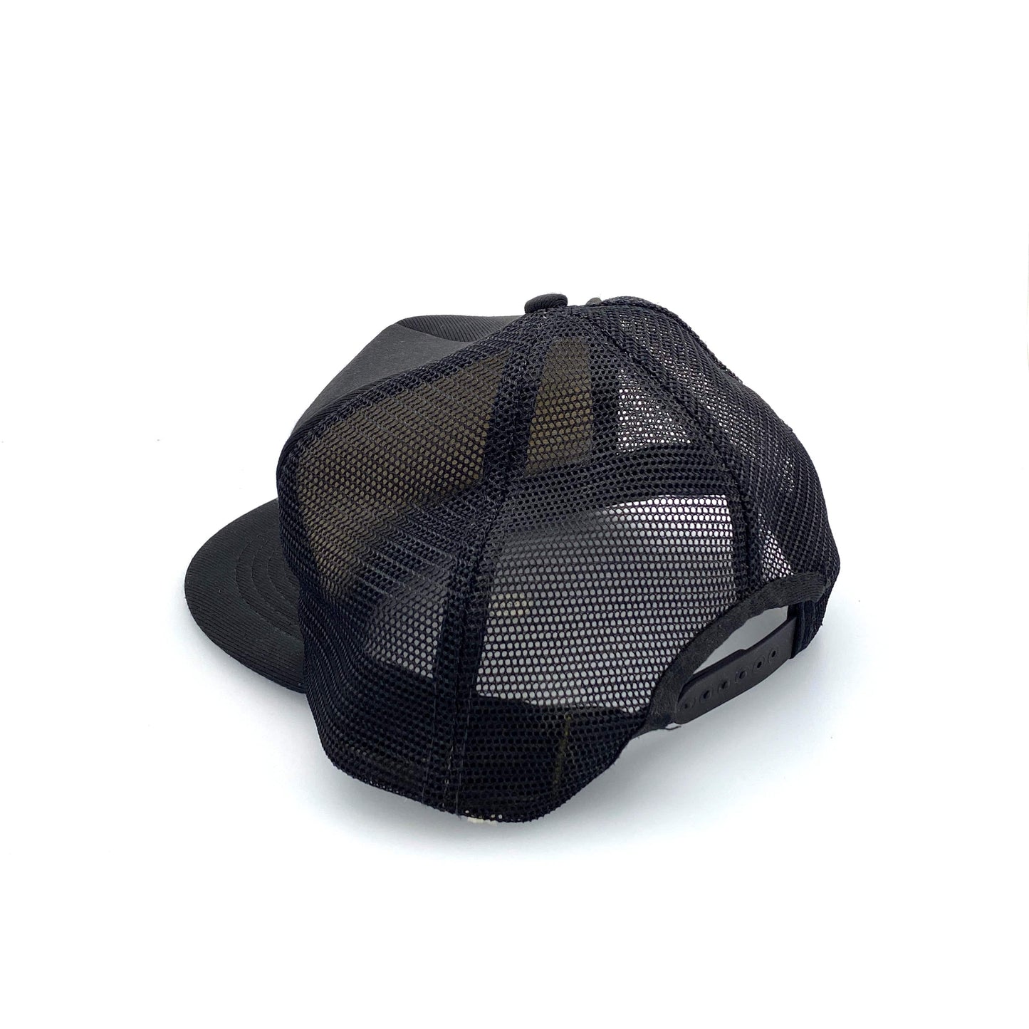 Vintage Brinkman’s Chevrolet Pontiac Black Foam Mesh Trucker Hat SnapBack OS Oldsmobile Buick