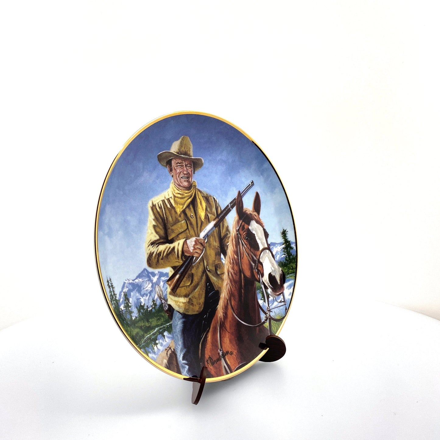 John Wayne | High Country | Franklin Mint Collectors Plates Series | 8 in. | EUC