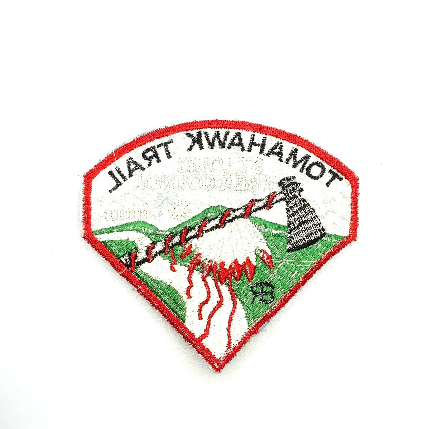Vintage Boys Scouts of America “Tomahawk Trail St Louis Area Council” Badge Patch Diamond NEW
