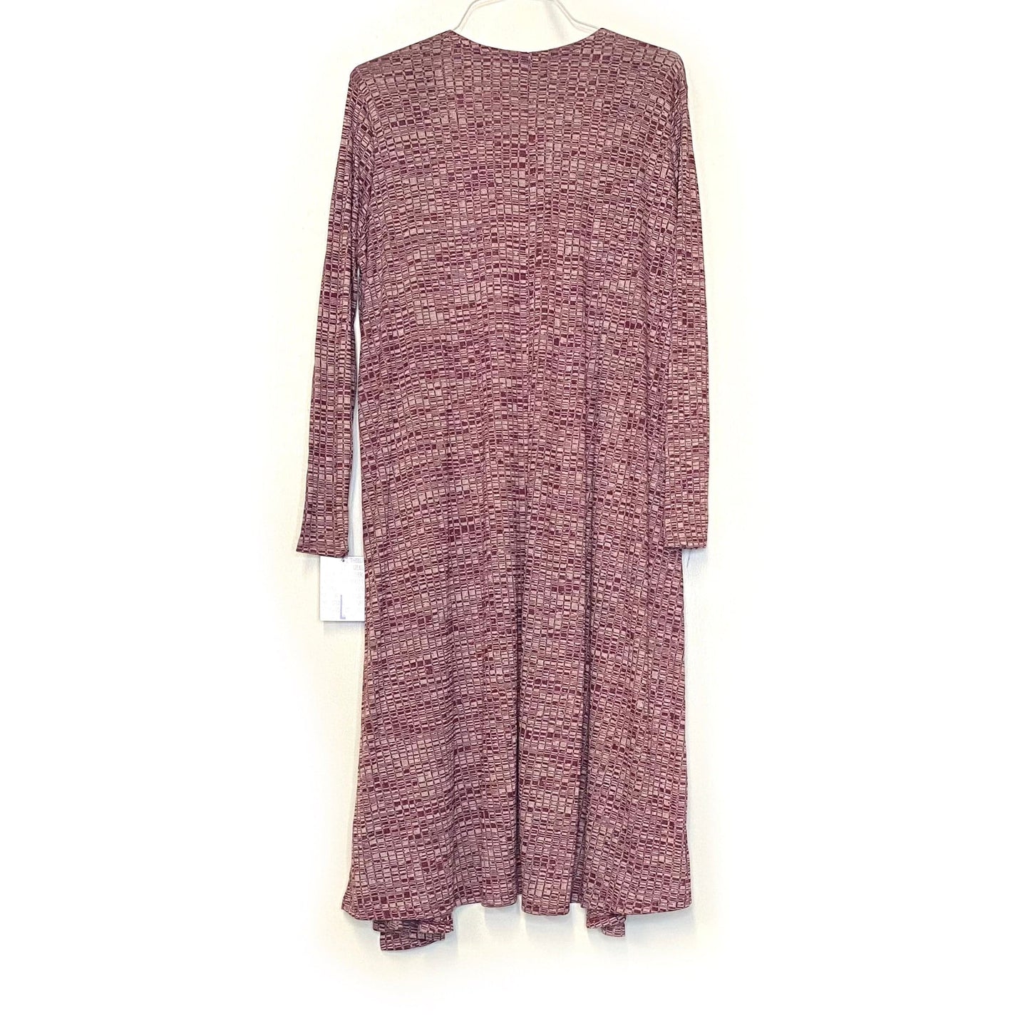 LuLaRoe | Rosewood Purple Sarah Duster Sweater | Size: L | L/s | NWT
