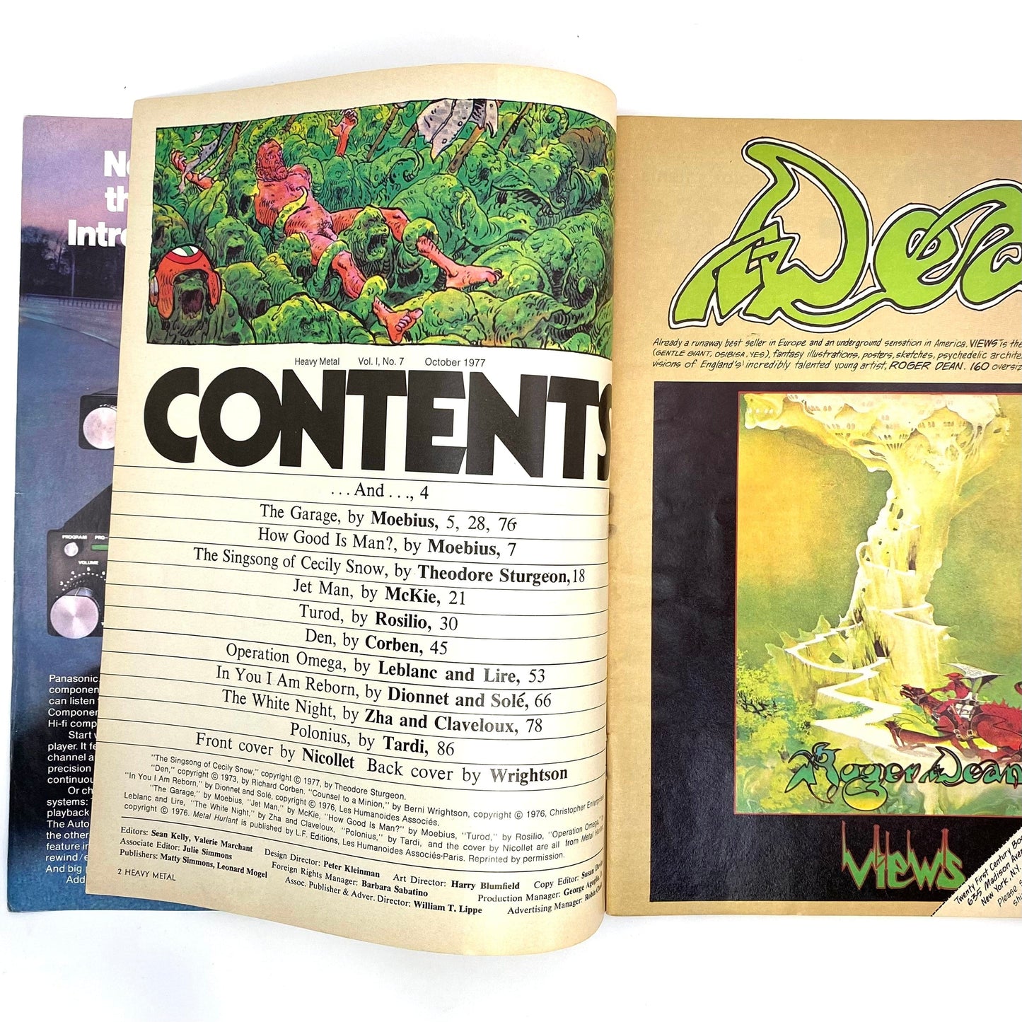 HEAVY METAL Adult Illustrated Fantasy Erotic Magazine | Vintage | GUC | October 1977
