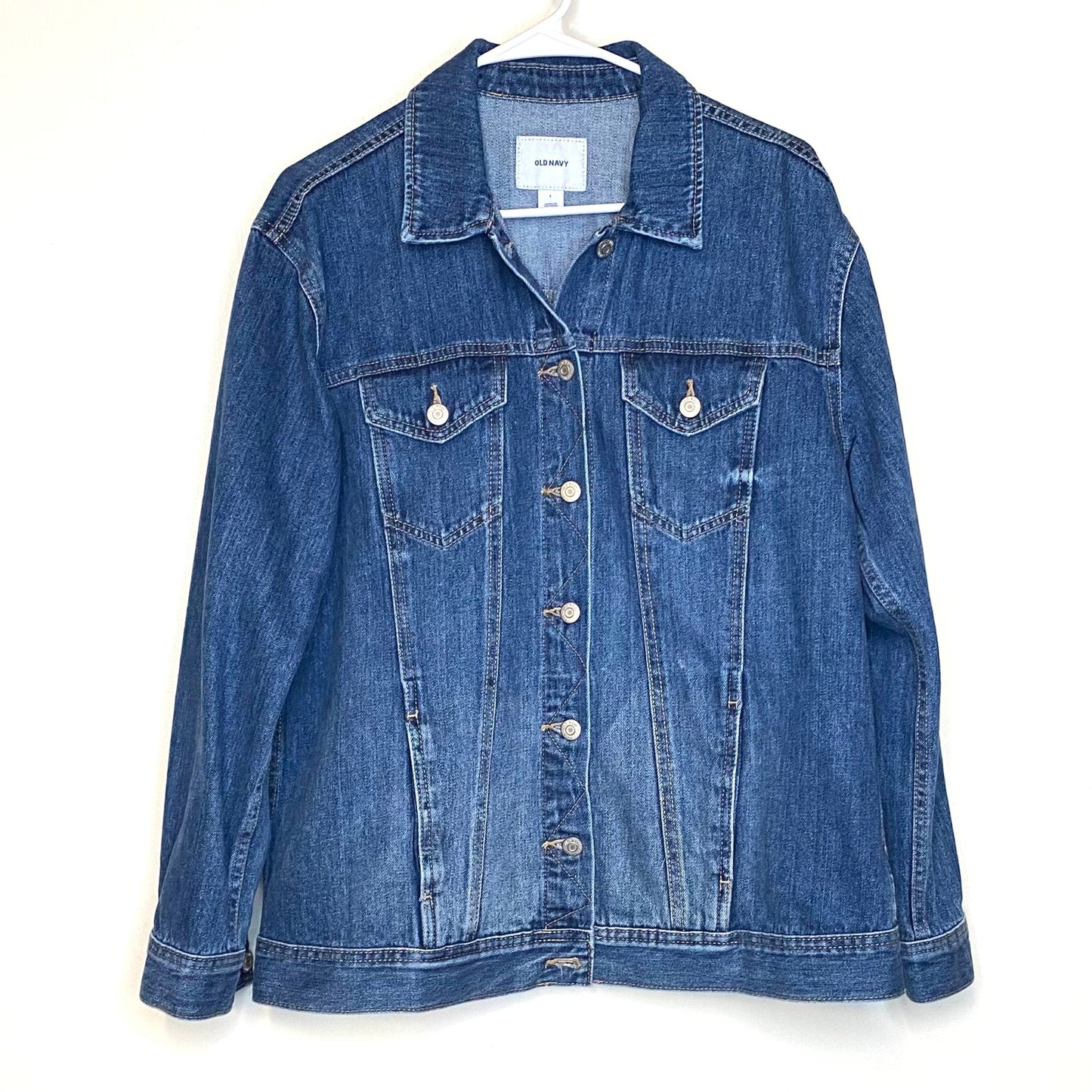 Old Navy | Mens Trucker Jean Jacket L/s | Color: Blue | Size: L
