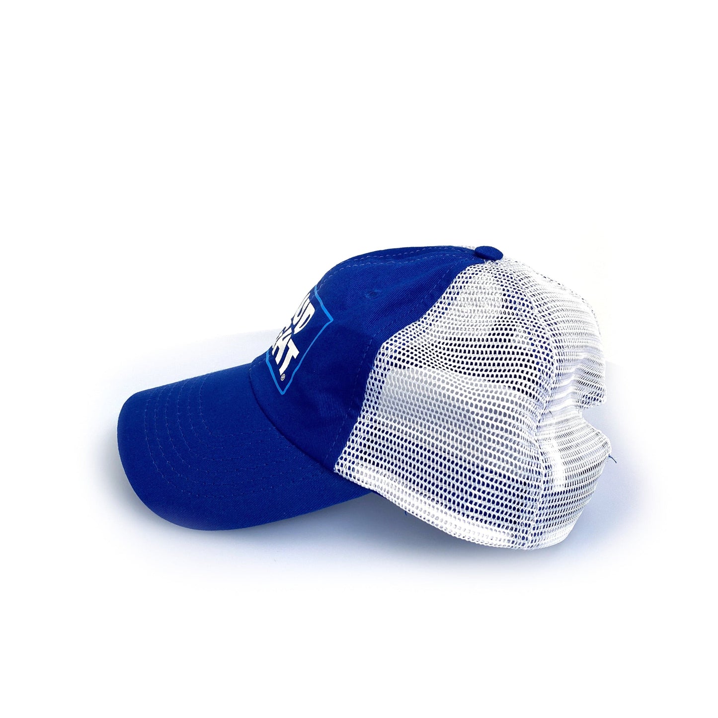 Unisex BUD LIGHT Blue/White Mesh Adjustable SnapBack Hat OS