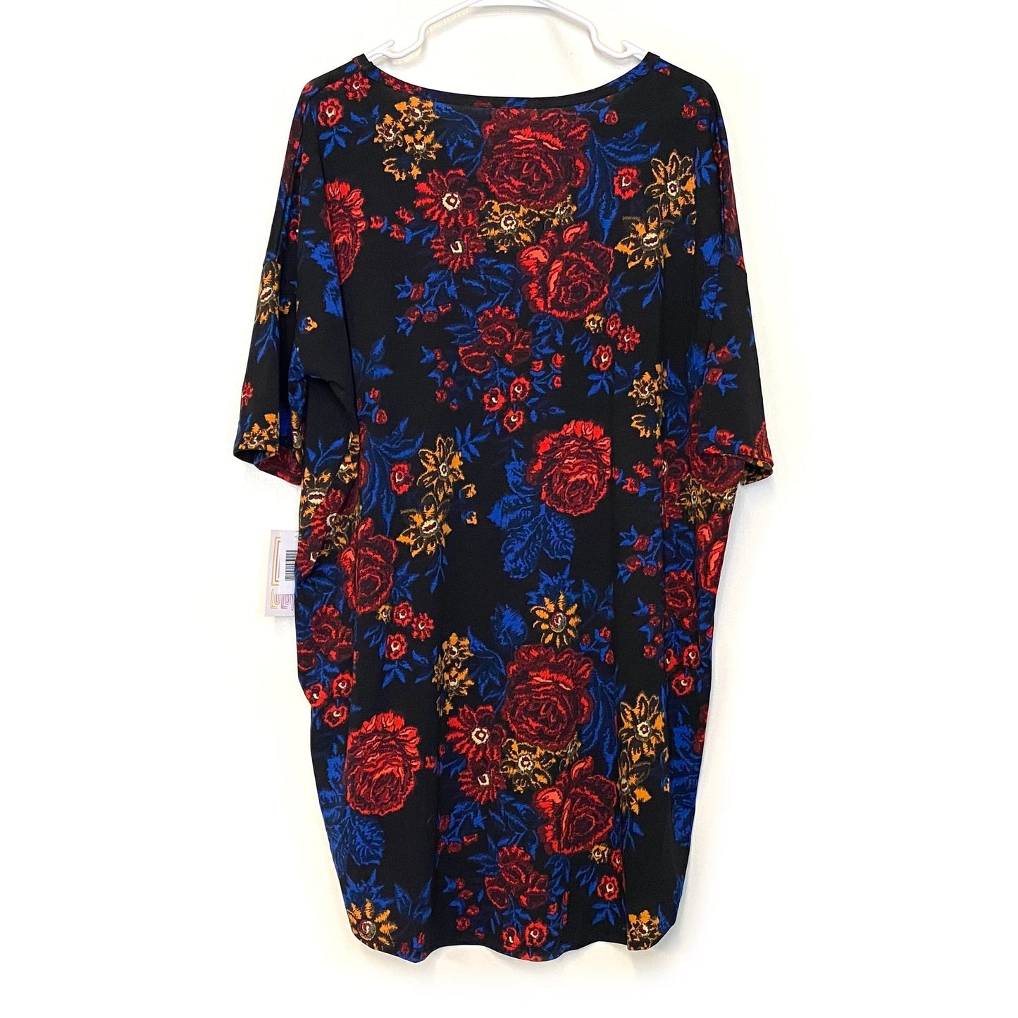 LuLaRoe | Irma Floral S/s Top | Color: Black/Multicolor | Size: XL | NWT
