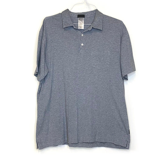 Patagonia Mens Size XL Gray Golf Polo Shirt S/s Organic Cotton Pre-Owned