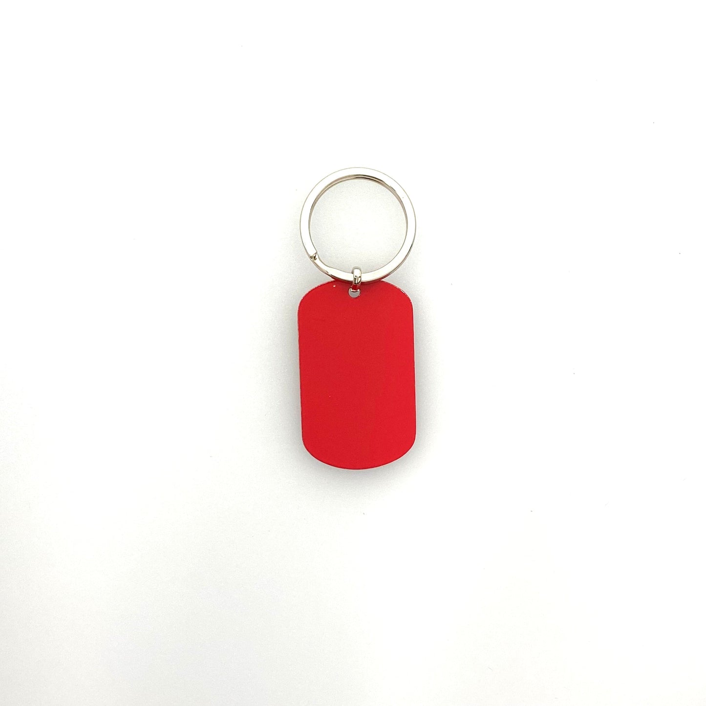 Ohio State "Tostitos BCS Championship" Arizona 2007 Souvenir Keychain Key Ring Tag Red Metal Pre-Owned