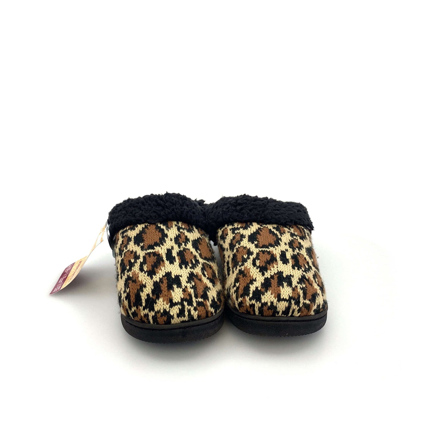 Muk Luks Womens Size M (7/8) Leopard Print Slippers Multicolor NWT