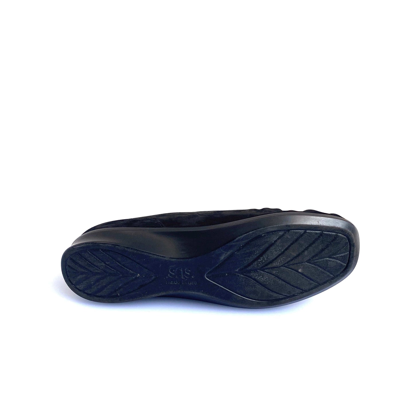 SAS Womens Petra Lace-Up Loafer Size 11 Charcoal Black Leather Shoes Tripad Comfort Walking Pre-Owned