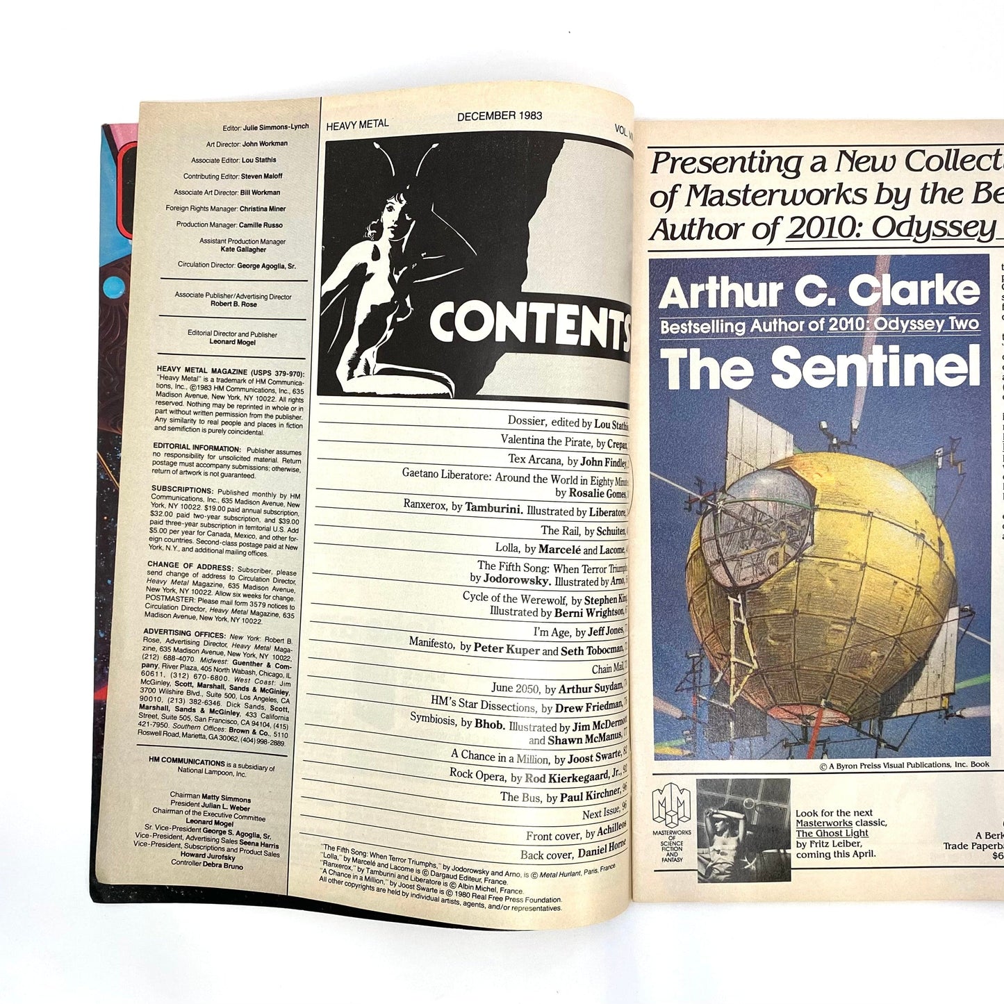 HEAVY METAL Adult Illustrated Fantasy Erotic Magazine | Vintage | GUC | December 1983