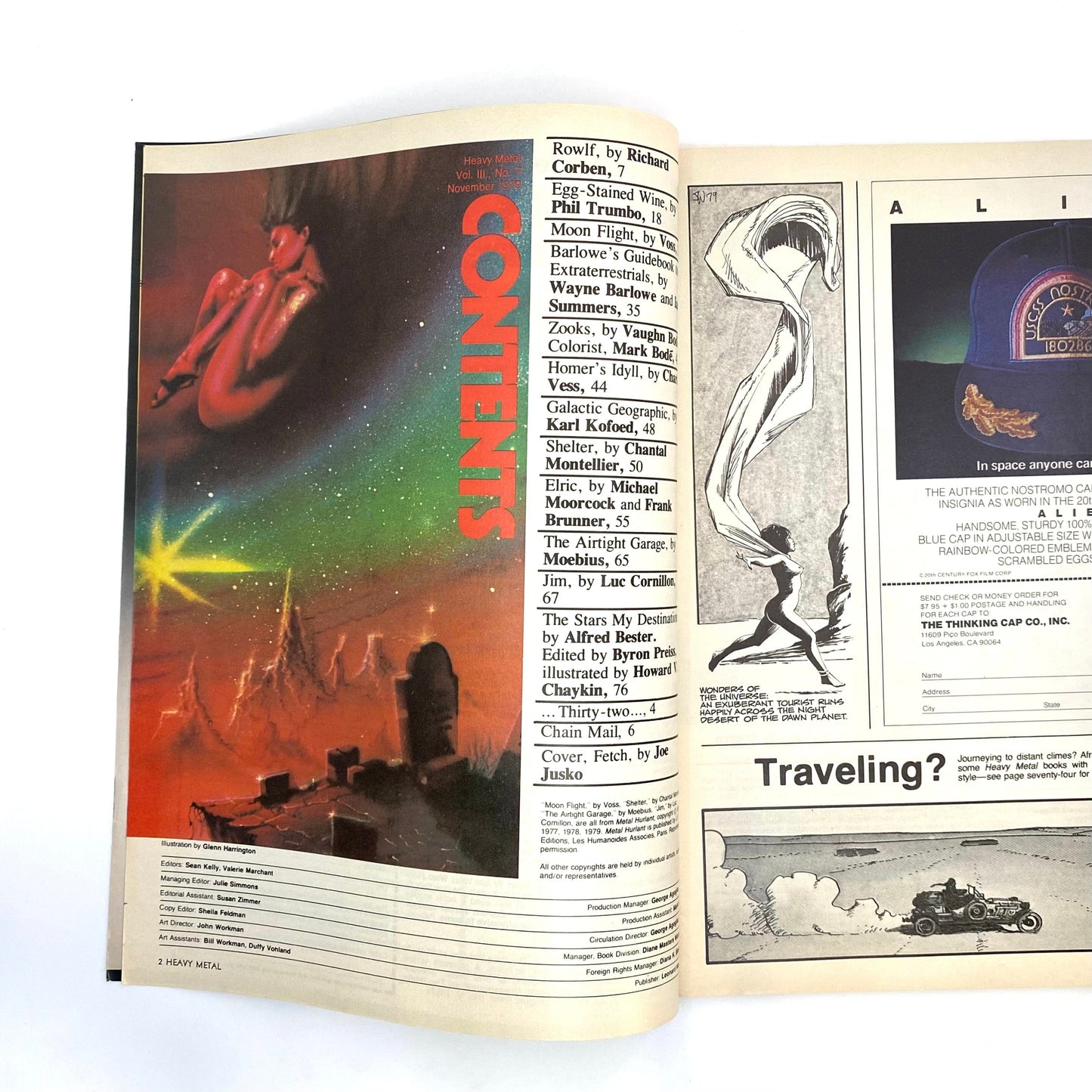HEAVY METAL Adult Illustrated Fantasy Erotic Magazine | Vintage | GUC | November 1979