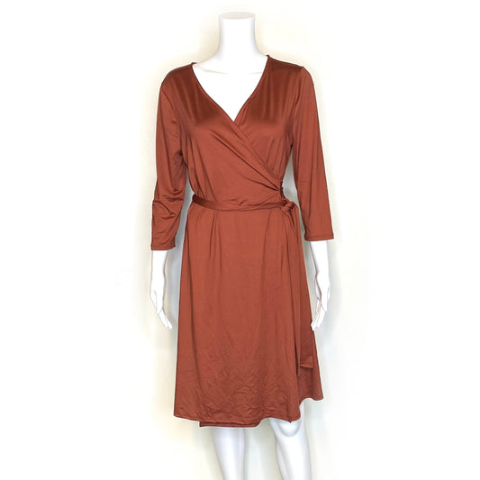 LuLaRoe Womens S Copper Michelle Solid Wrap 3/4 Sleeves NWT