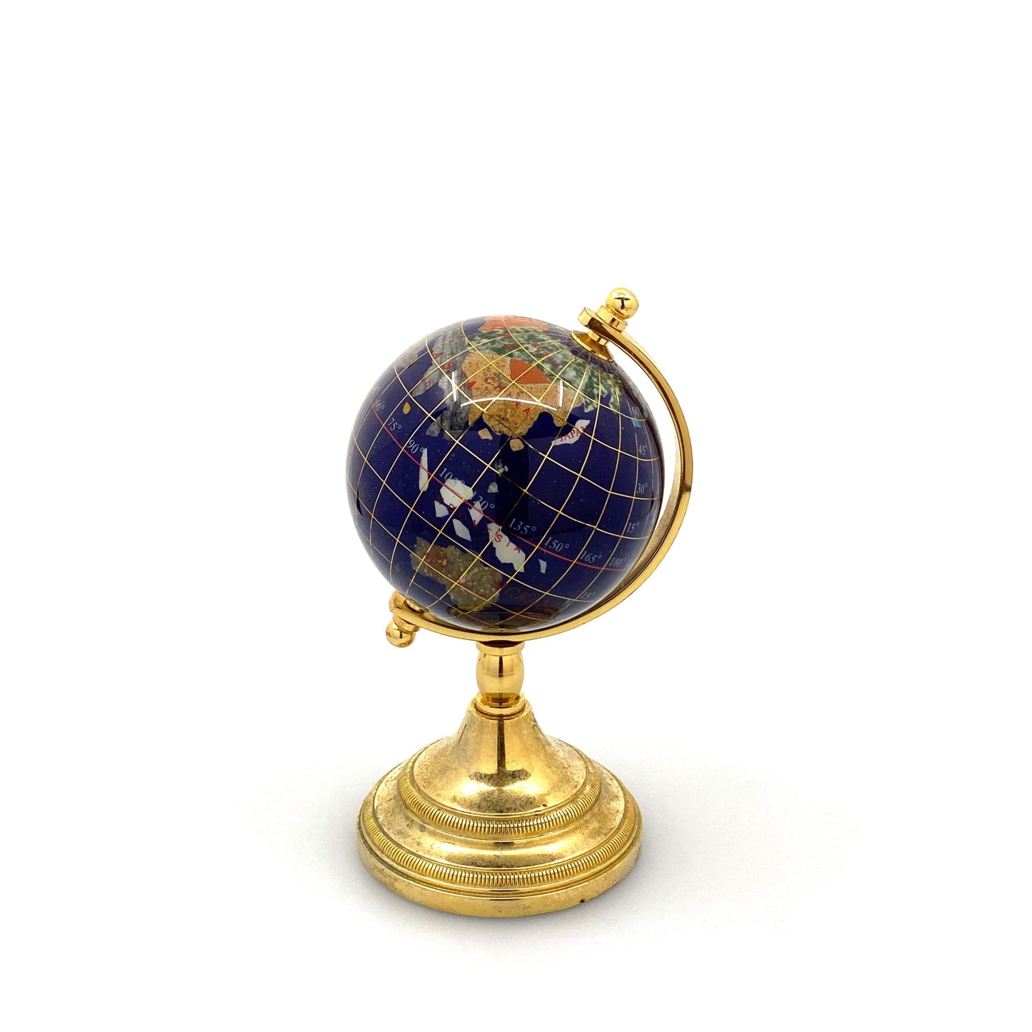 Terrestrial Earth Spinning Desk Globe - Paperweight - 6” Pre-Owned