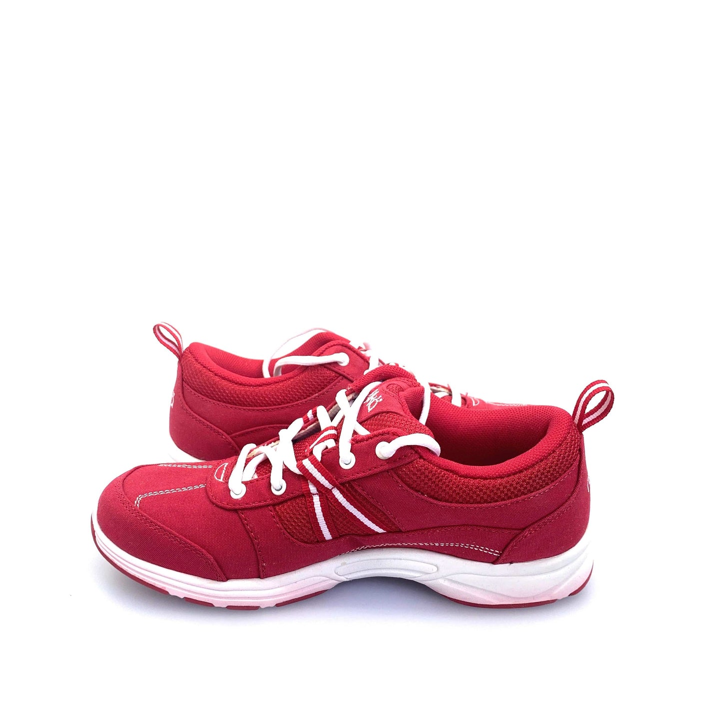 Rykä Crimson Red Tempo Walking Shoe, Size 6.5M Red/White Lace Up Shoes NEW
