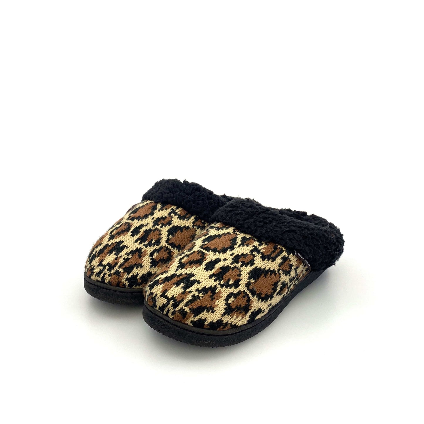 Muk Luks Womens Size M (7/8) Leopard Print Slippers Multicolor NWT