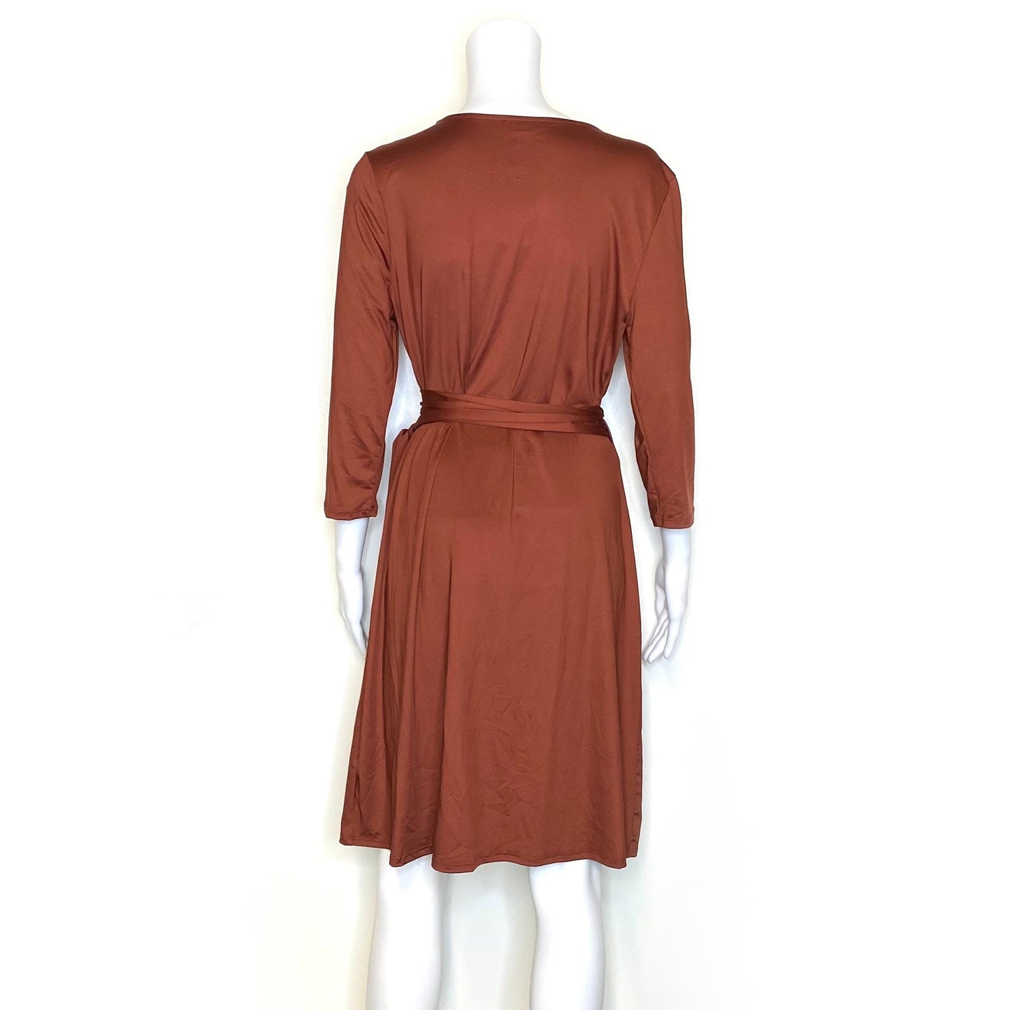 LuLaRoe Womens S Copper Michelle Solid Wrap 3/4 Sleeves NWT