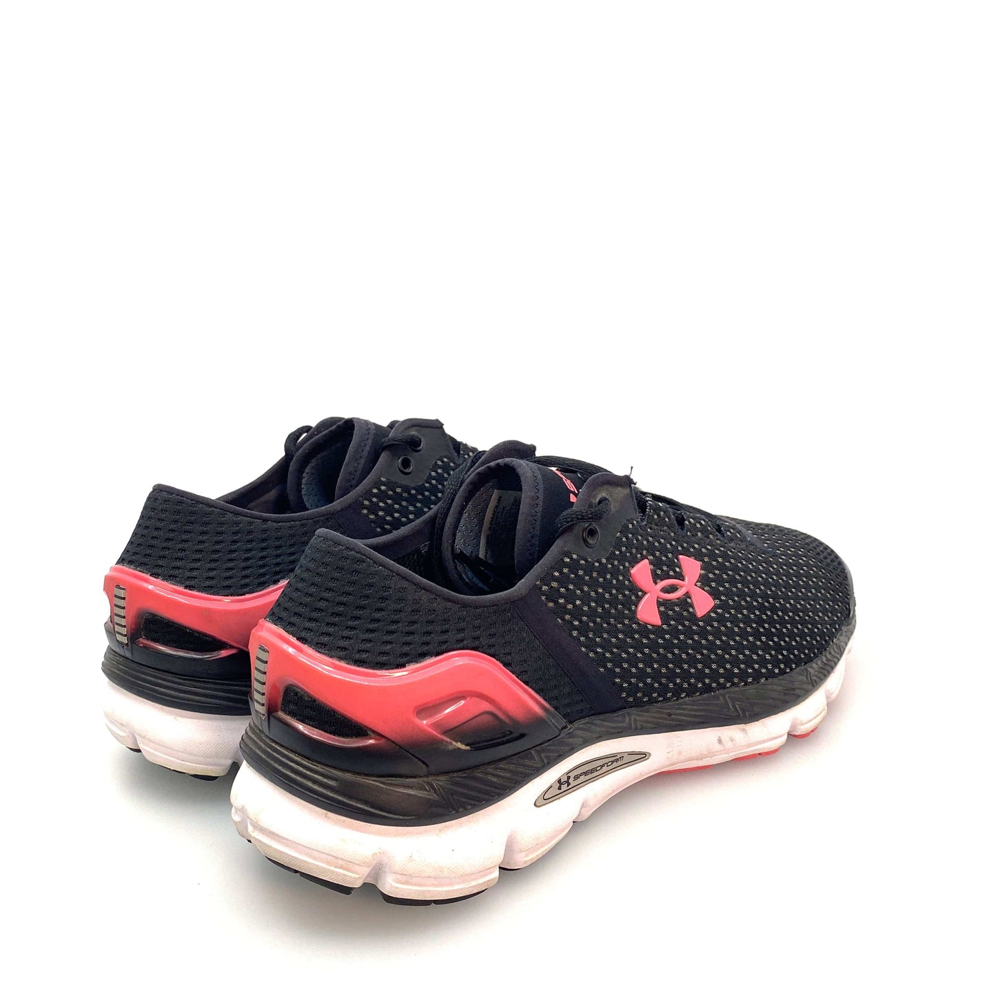 Under Armour | Womens Speedform Intake 2 Running Shoes | Color: Black/Pink | Size: 12 | Pre-Owned