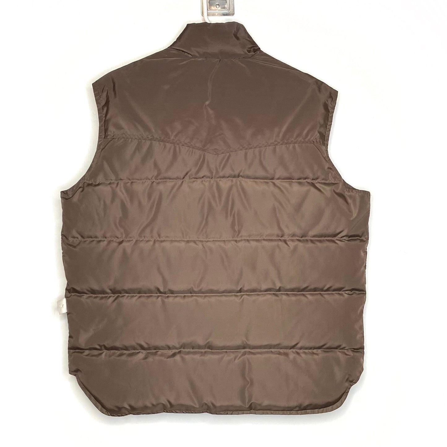 Vintage Pioneer Wear Mens Size L Brown Western Style Vest Pre-Owned