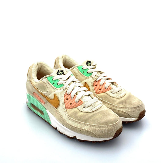 Nike | AIR MAX 90 'HAPPY PINEAPPLE’ Training Athletic Shoes Sneakers | Color: Silver/Yellow | Size: 6.5 | Pre-Owned