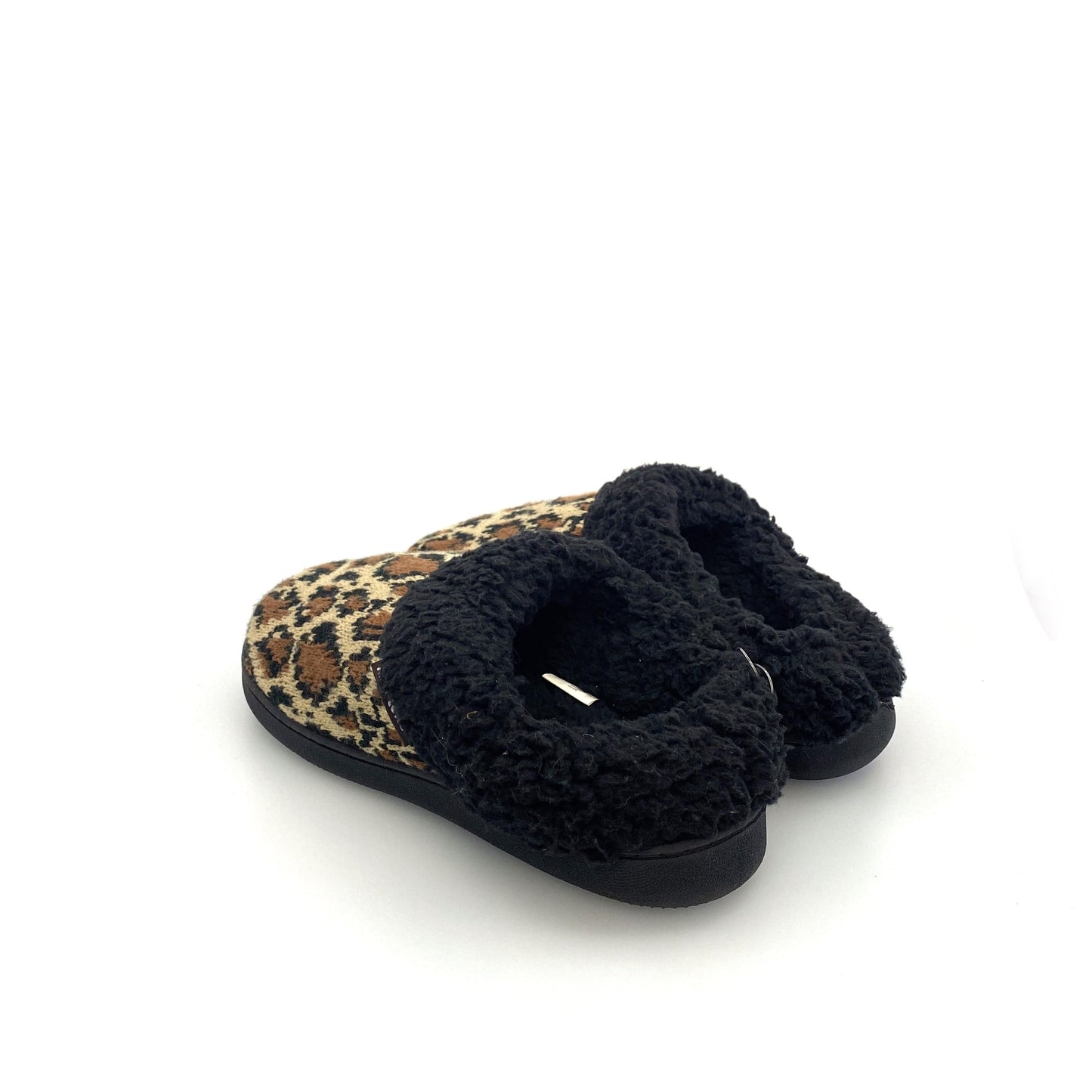 Muk Luks Womens Size M (7/8) Leopard Print Slippers Multicolor NWT
