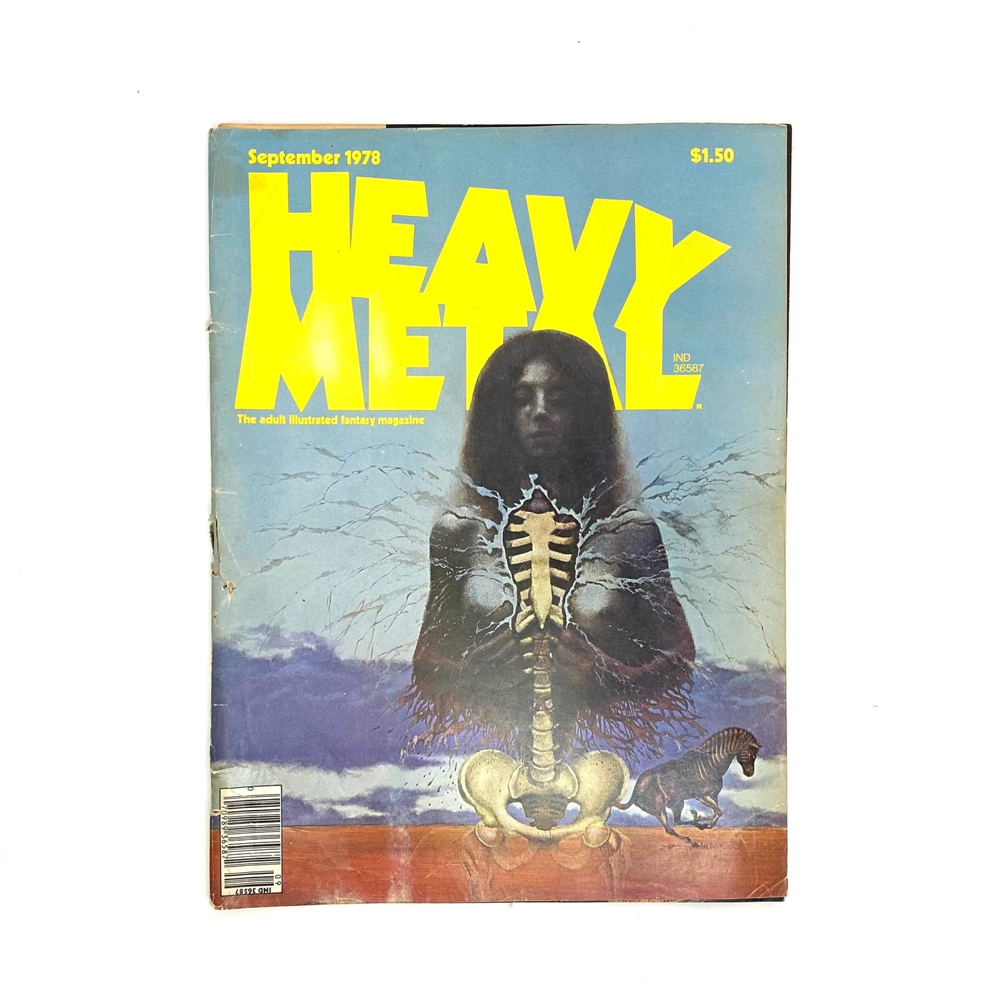 HEAVY METAL Adult Illustrated Fantasy Erotic Magazine | Vintage | GUC | September 1978