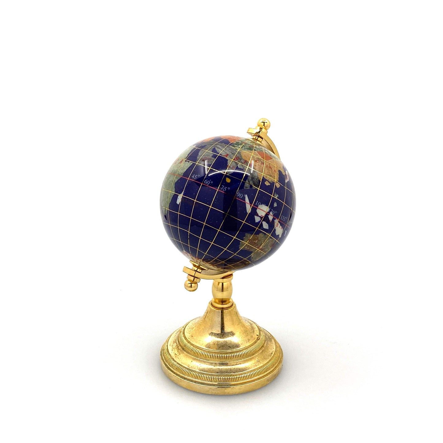 Terrestrial Earth Spinning Desk Globe - Paperweight - 6” Pre-Owned