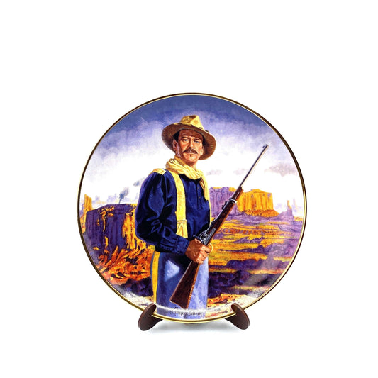 John Wayne | Hero Of The West | Franklin Mint Collectors Plates Series | 8 in. | EUC