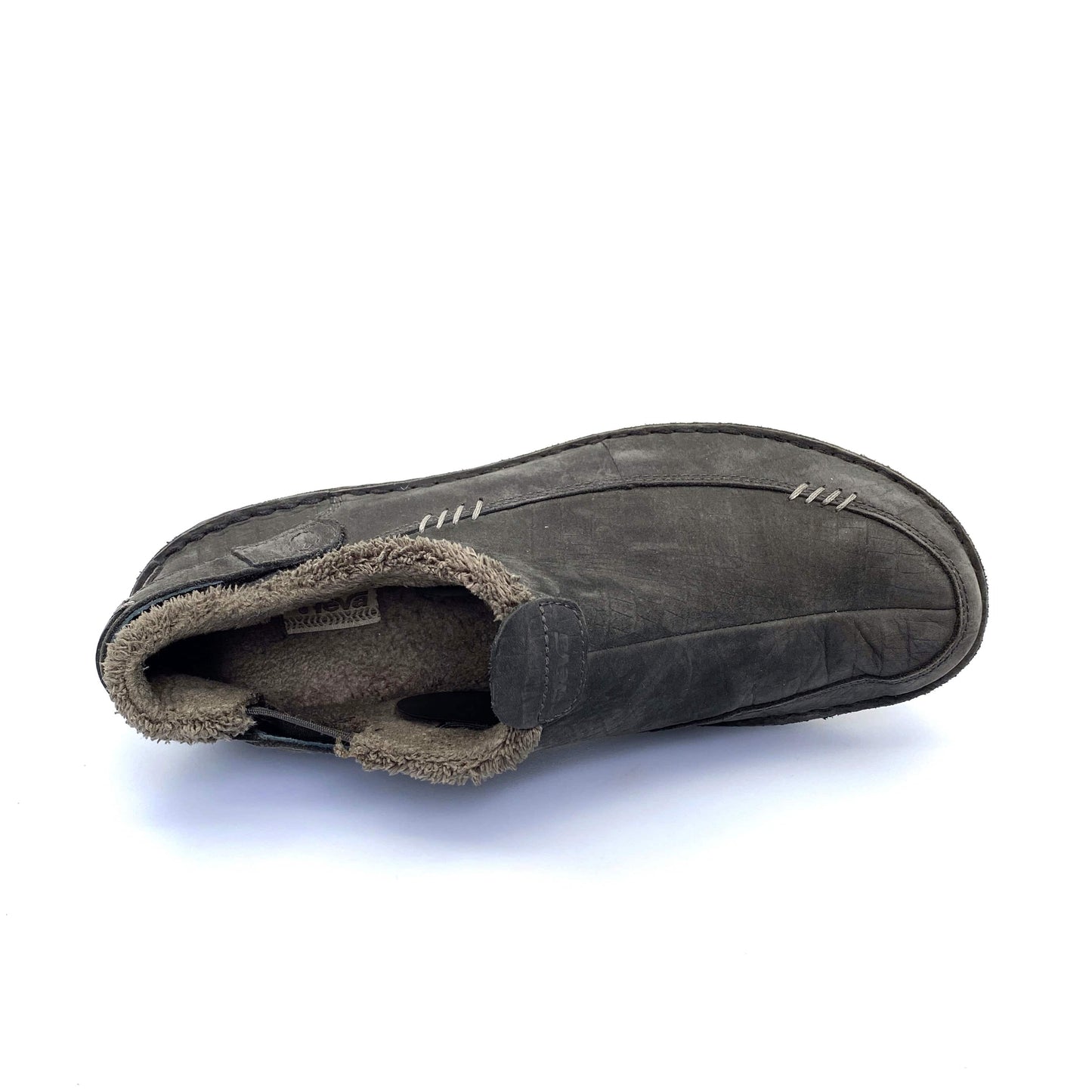 Teva Womens 8.5 Beluga Kiru Gray Nubuck Lined Mocs Shoes Spider Soles