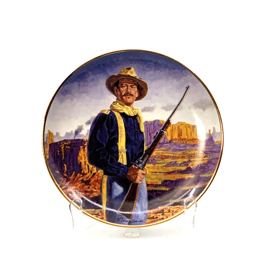 John Wayne | Hero Of The West | Franklin Mint Collectors Plates Series | 8 in.