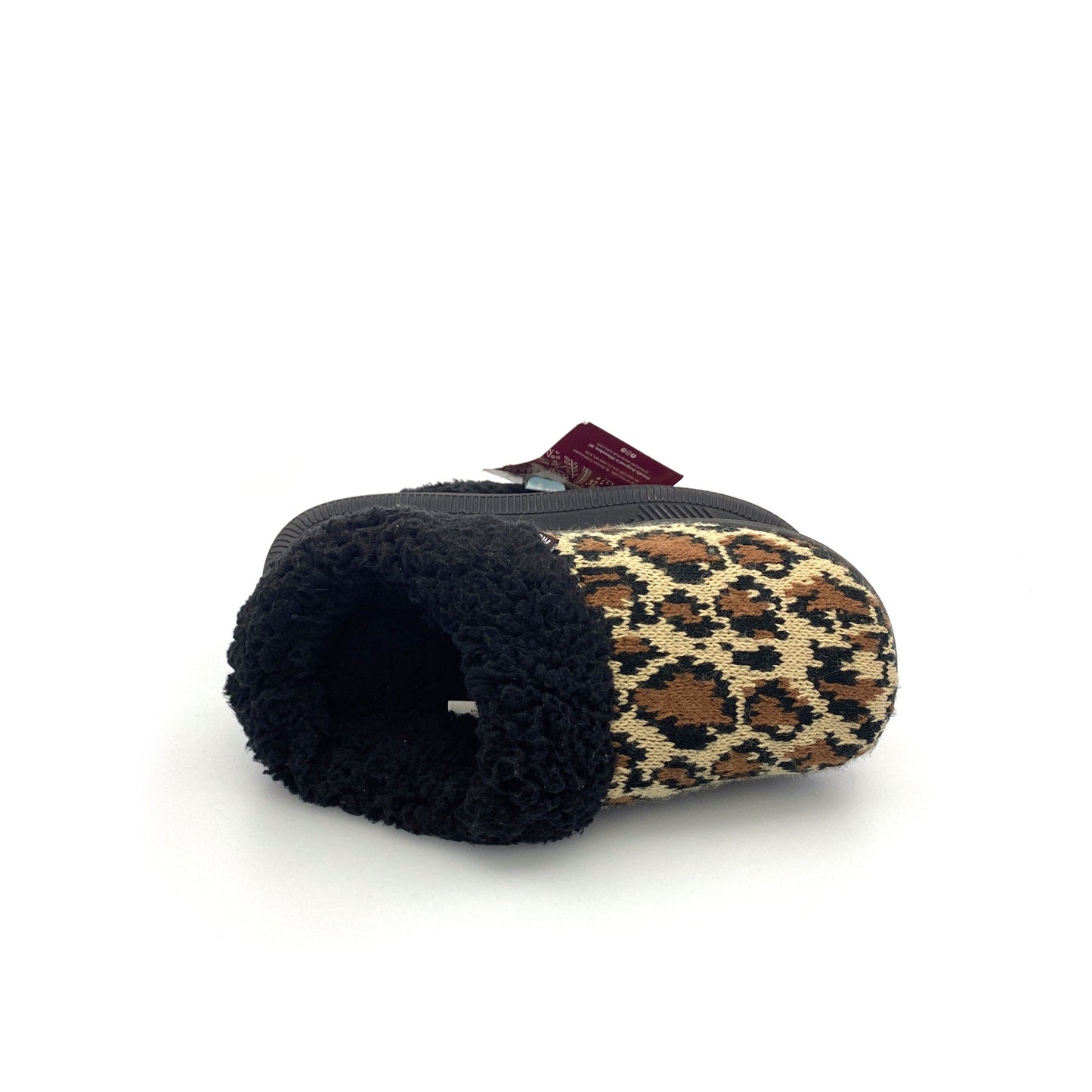 Muk Luks Womens Size M (7/8) Leopard Print Slippers Multicolor NWT